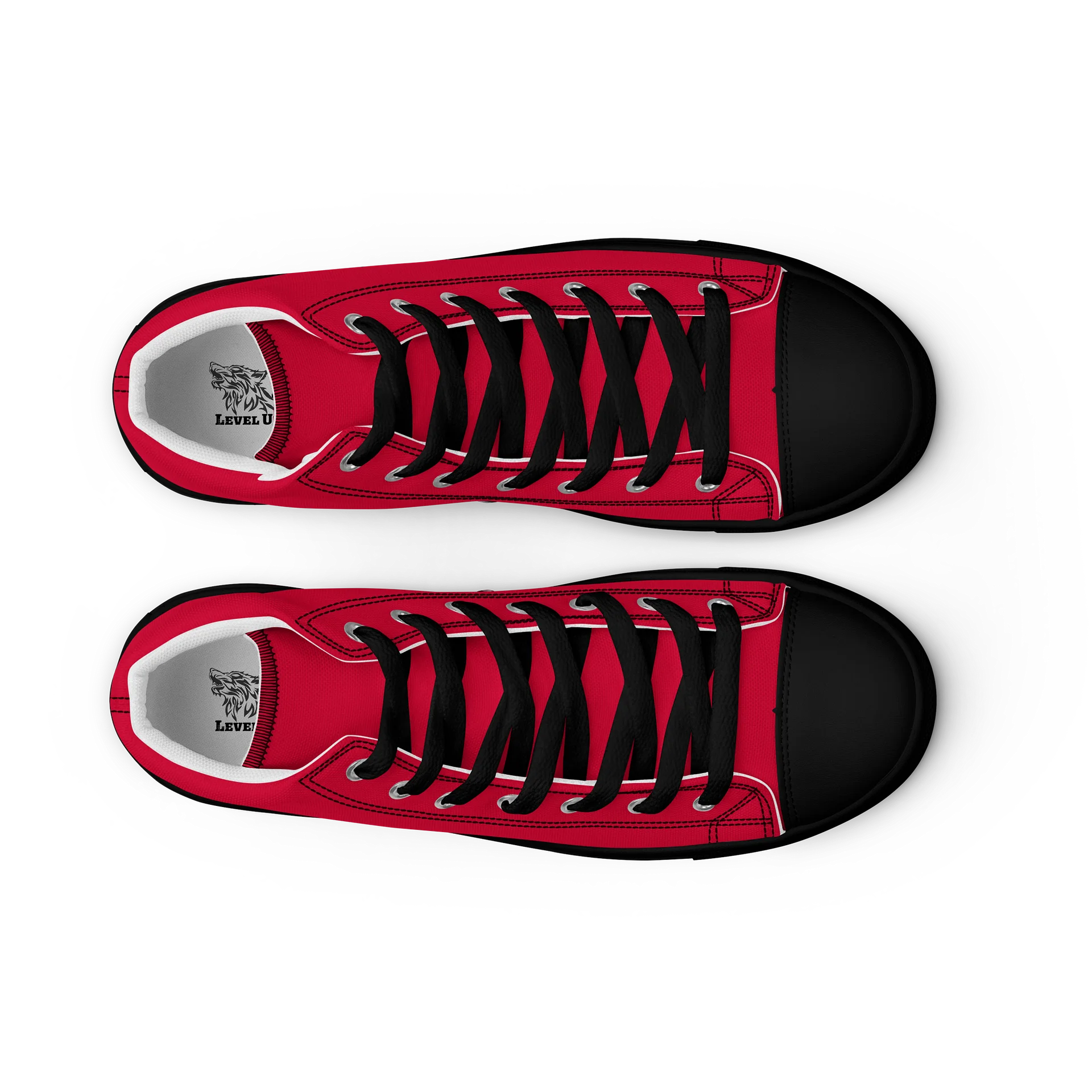 WORK YOUR DOG — Retro Graphic Women's High-Top Sneakers product image (9)