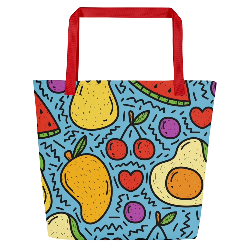 Fresh Fruit Pop Art Tote Bag product image (4)