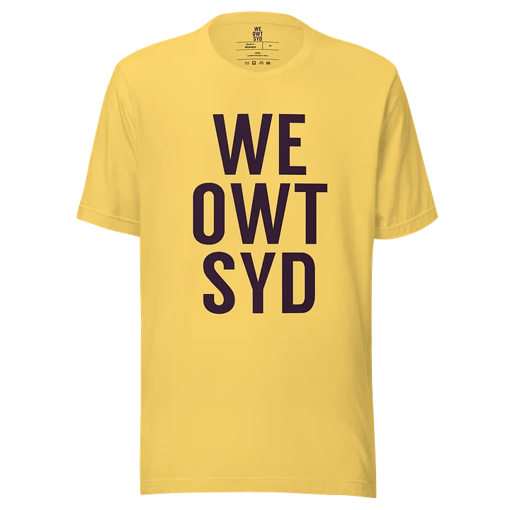 WeOwtsyd Gen 2 Premium T-Shirt - Yellow product image (1)