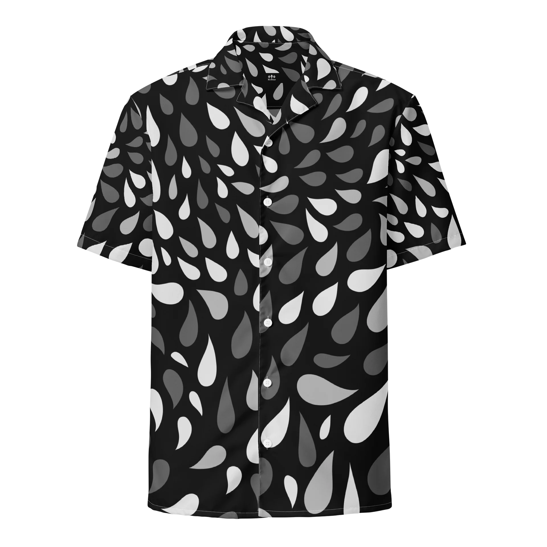 His House Aloha Shirt - Black Wave product image (4)