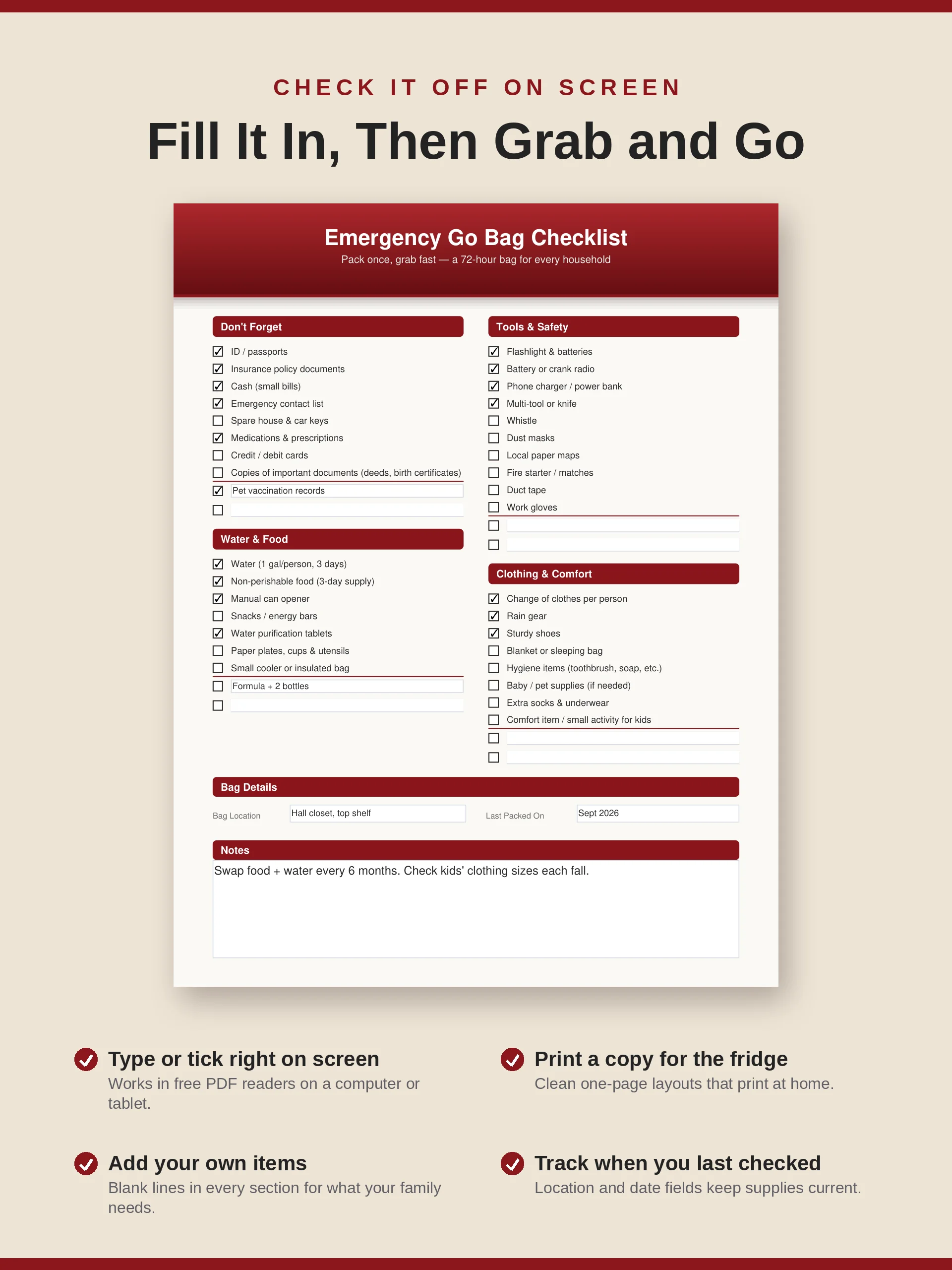 Home Ready: The 5-Page Home Prep Bundle (FREE Digital Downloads) product image (4)