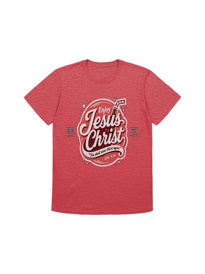 Enjoy Jesus Christ John 4:14 Christian Retro Faith Design product image (3)