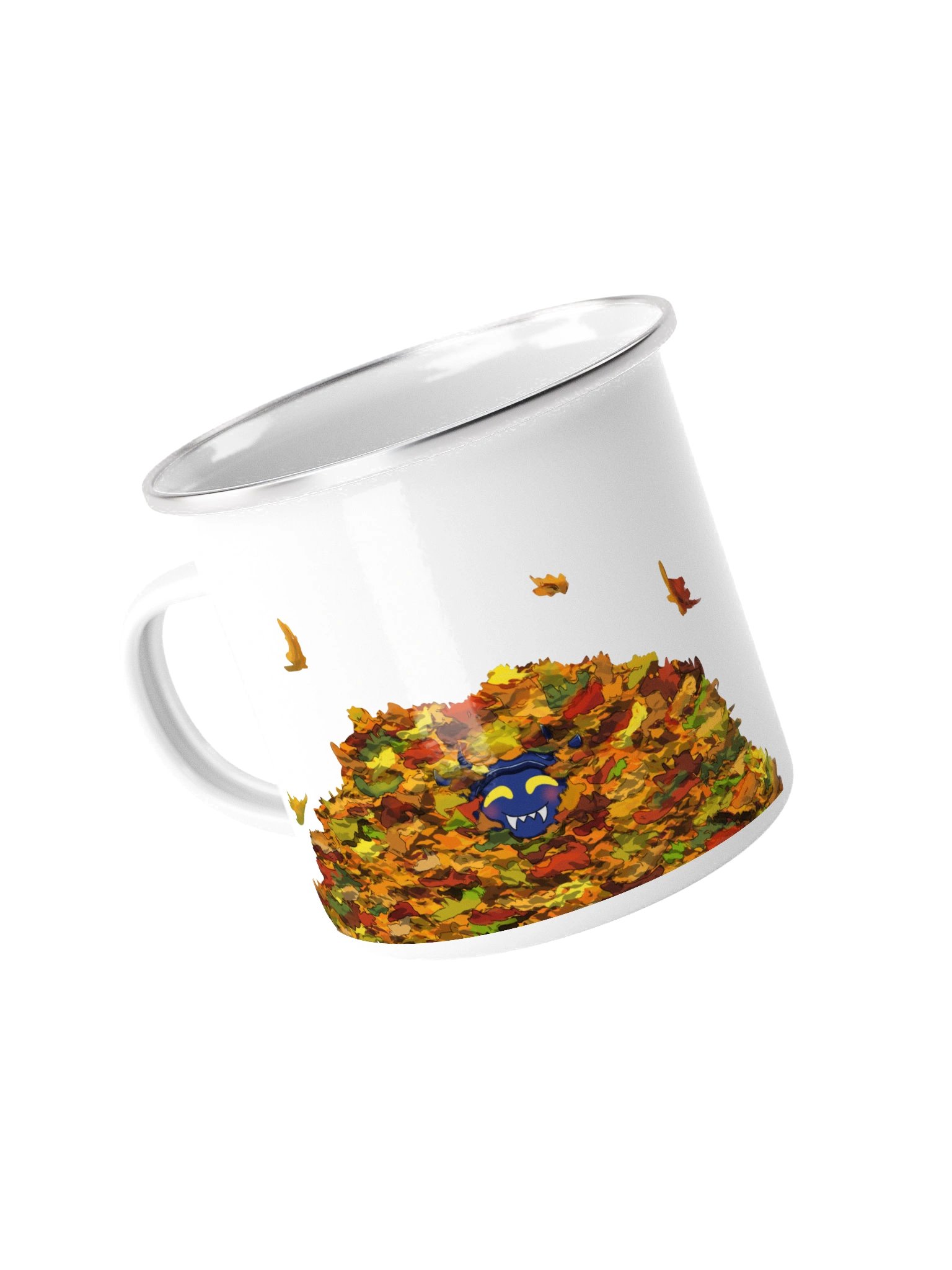 Lil Cherny in the Leaves Enamel Camp Mug product image (2)