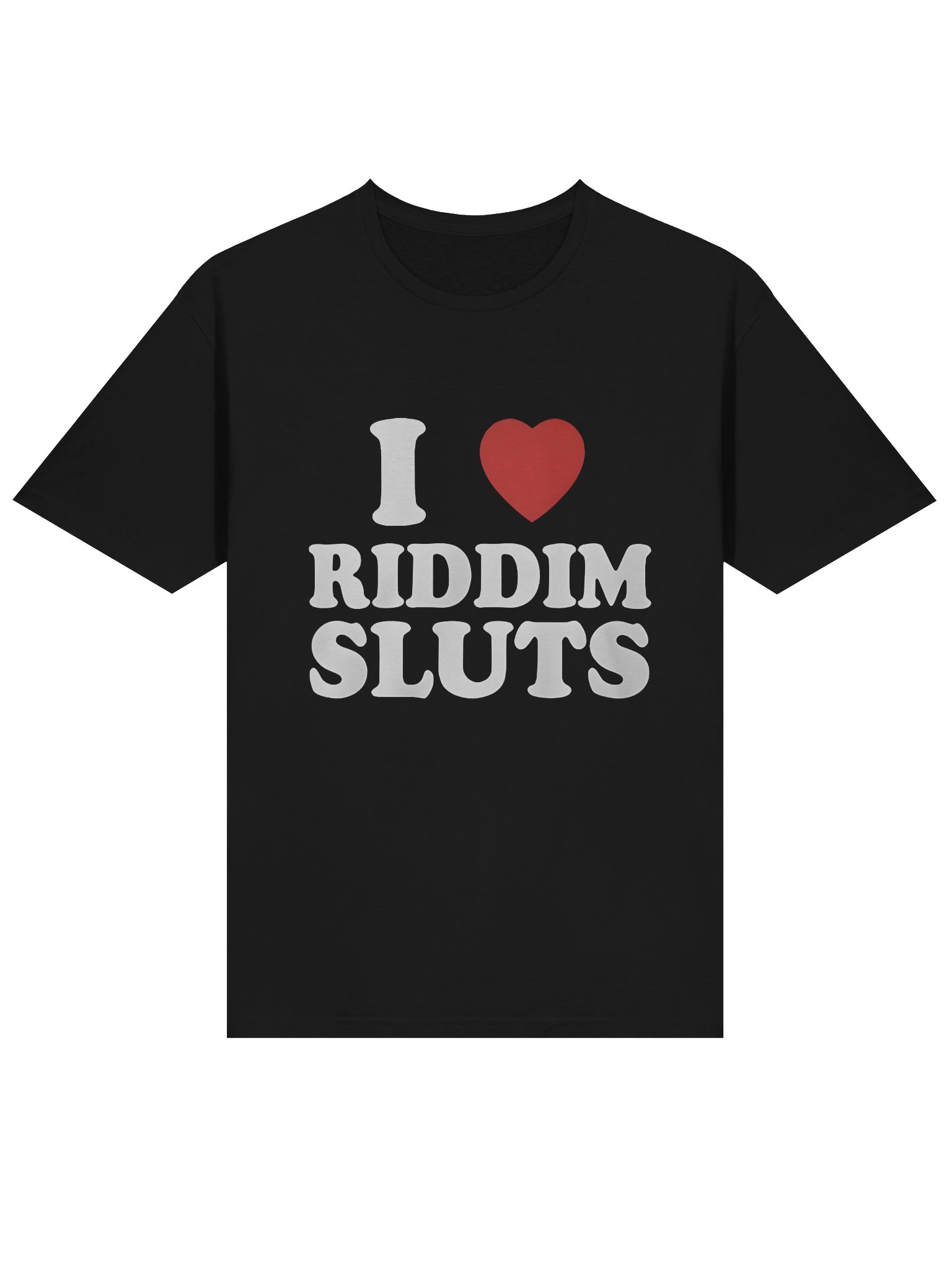 Official I Love Riddim Sluts Shirt - I Heart Riddim Funny Y2K Rave Tee product image (2)