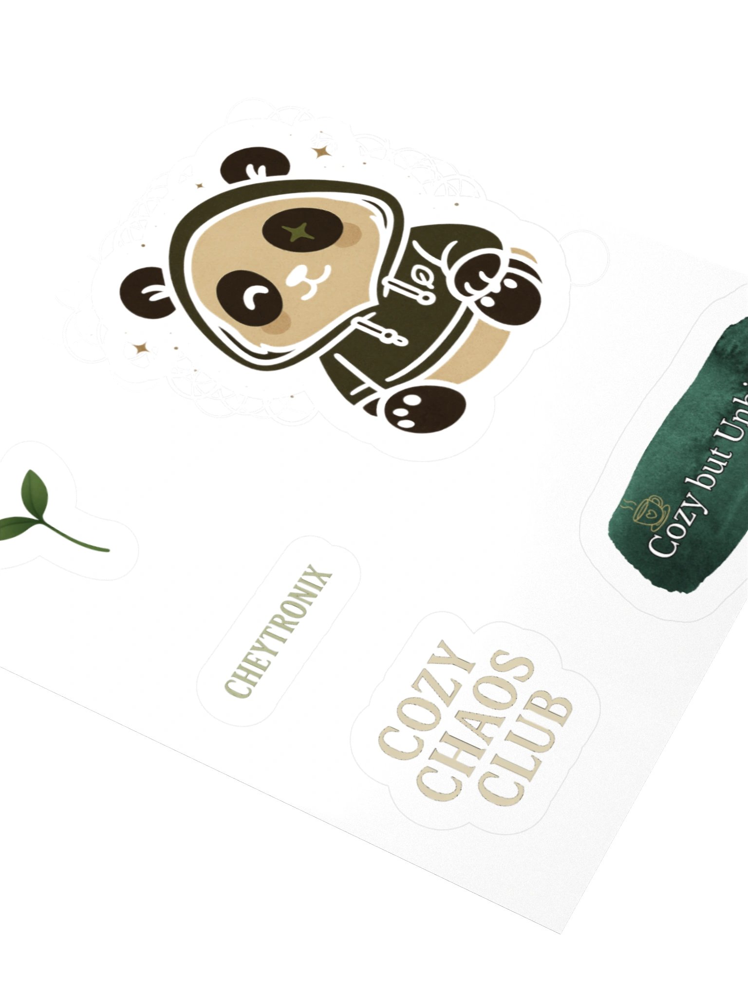 Cozy Chaos Club Kiss Cut Stickers product image (9)