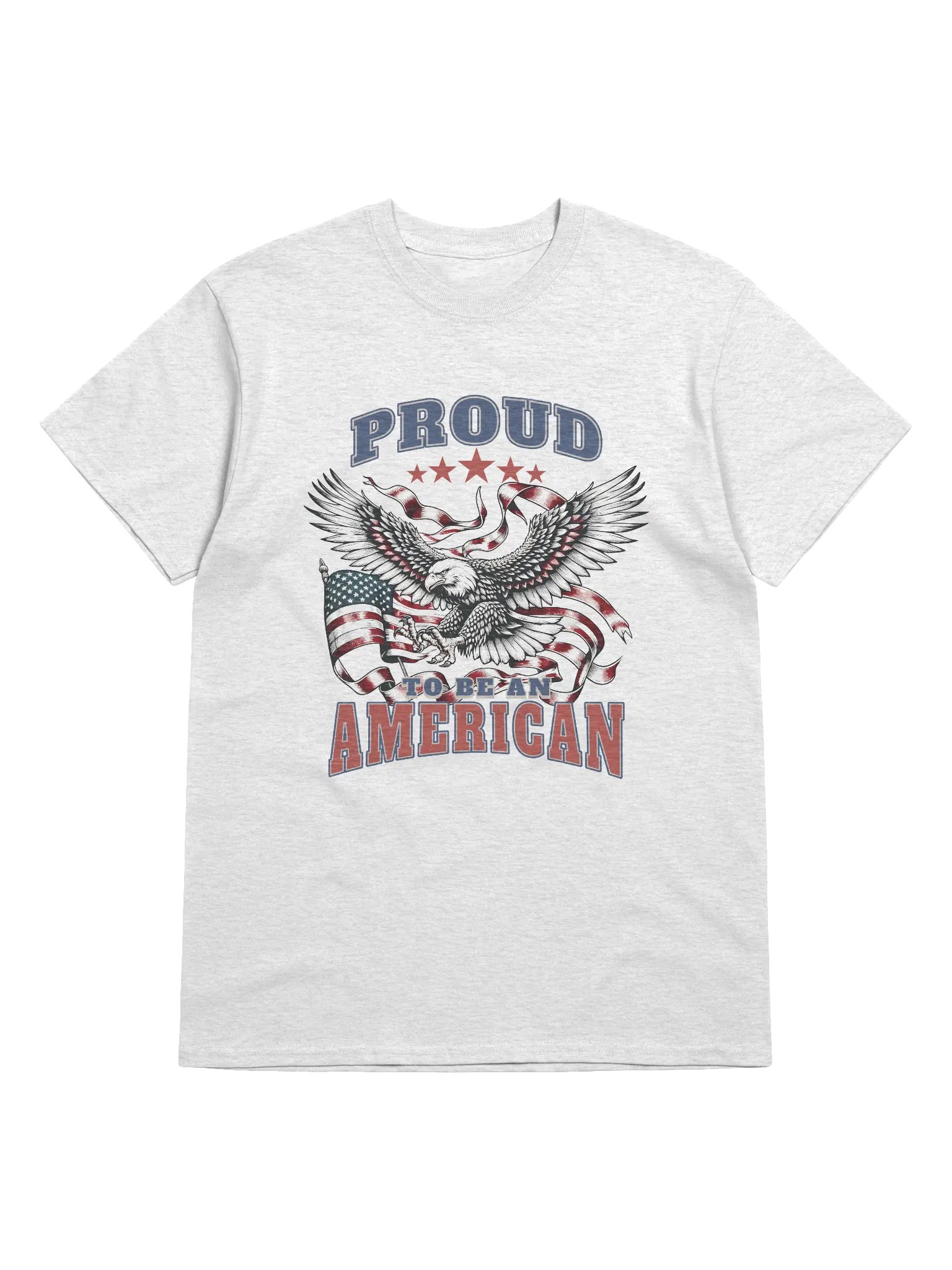 Proud to Be an American T-Shirt | Patriotic USA Flag Eagle Shirt for Men & Women product image (1)