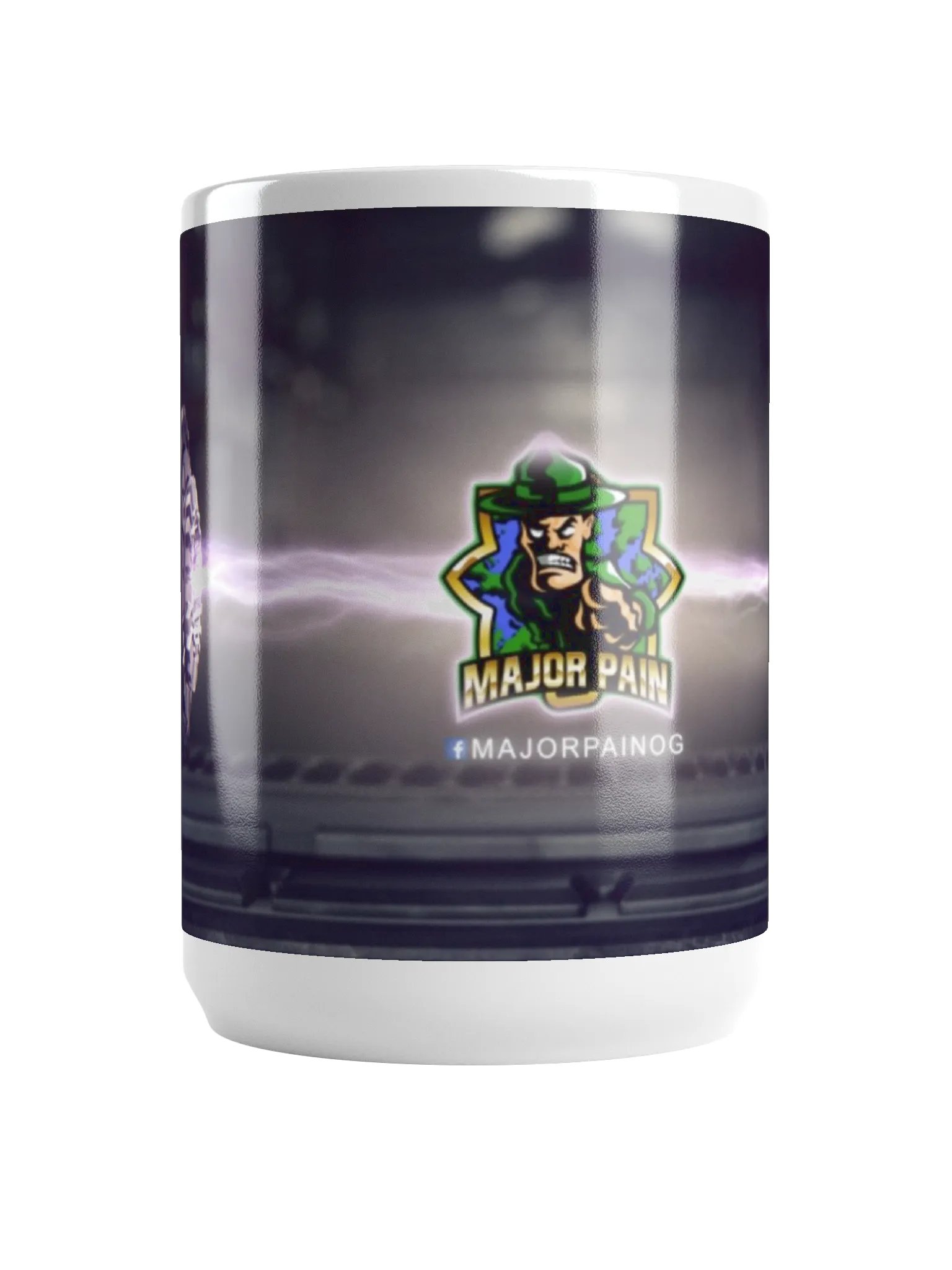 Major Pain-OG White Glossy Mug - B product image (1)