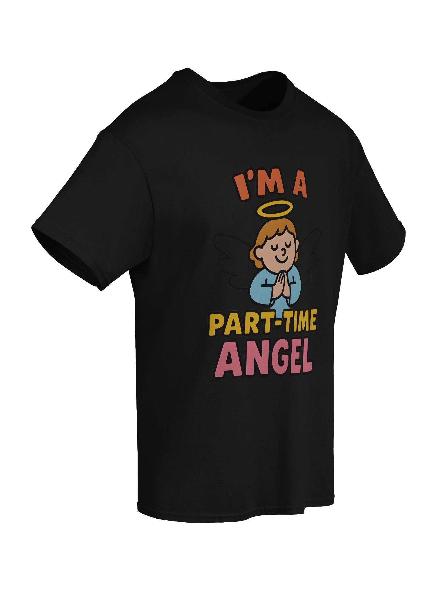 Part-Time Angel Cartoon T-Shirt product image (8)