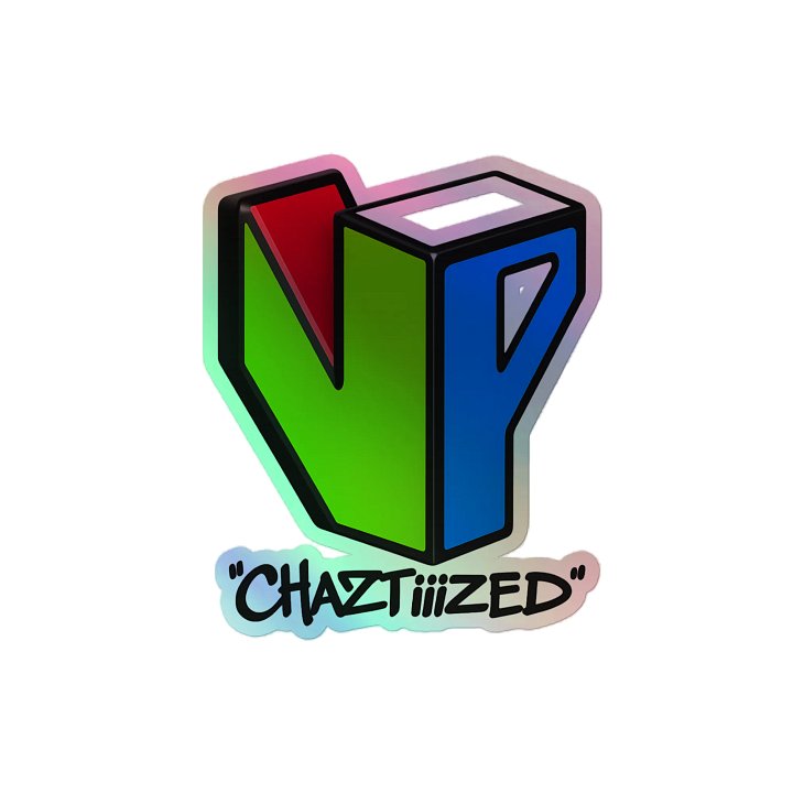 CHAZTIIIZED — Variiity Pack Holographic Sticker product image (2)
