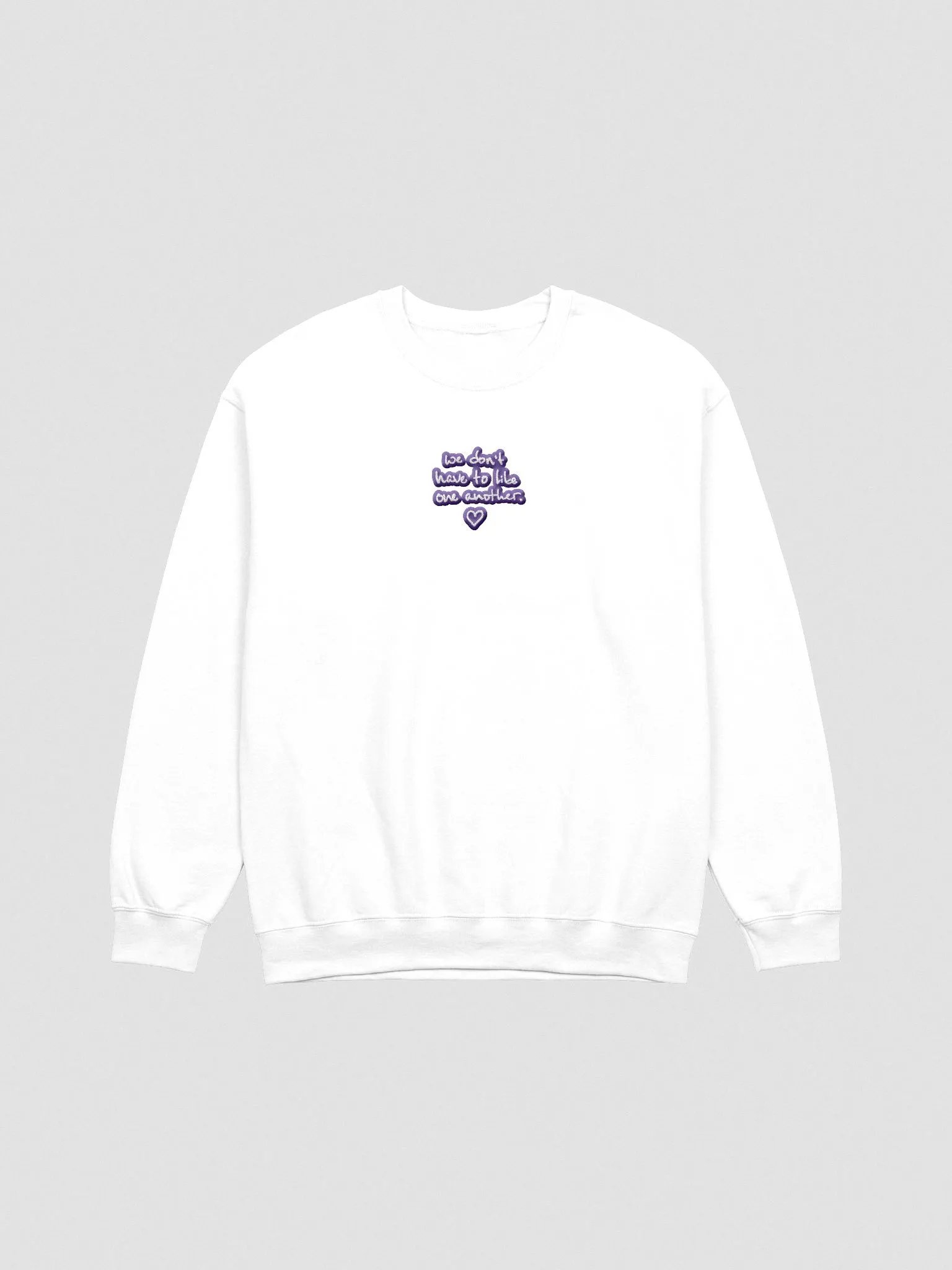 ONE ANOTHER (purple bubble design 2) embroidered crewneck product image (2)