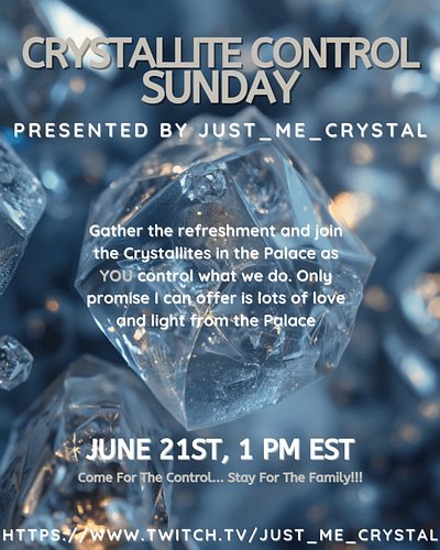 Crystallite Control Sunday!! #Thankful #T.E.A.M. #Thankful #T.E.A.M. 2026, Gathered in the Glow Up of the Palace!! Time in th...