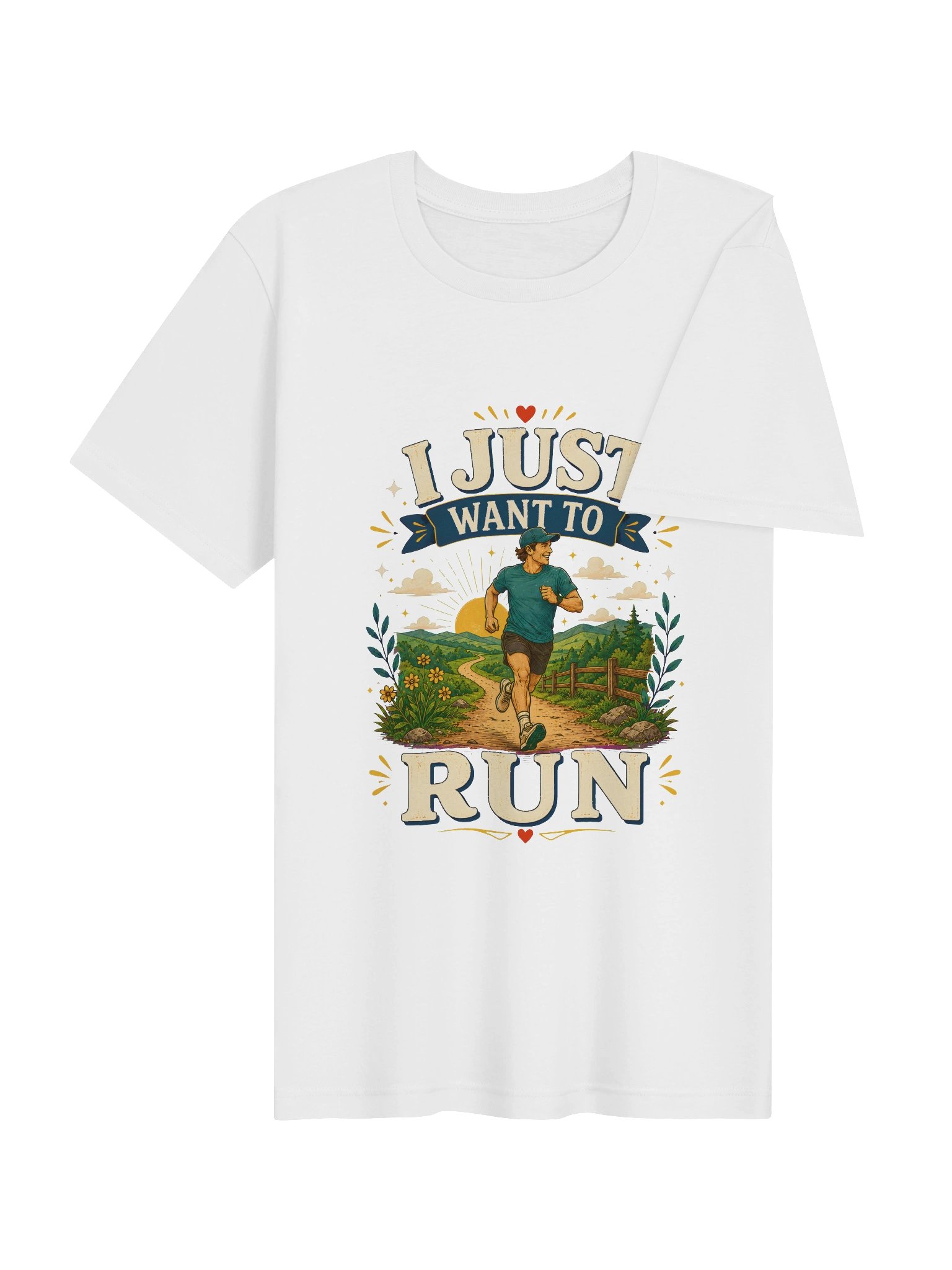 I Just Want To Run Tee product image (33)