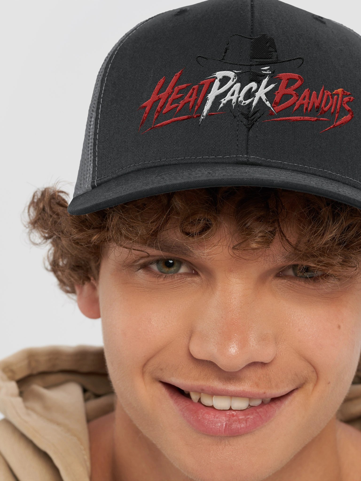 HPB Trucker Hat Grey #001 product image (26)