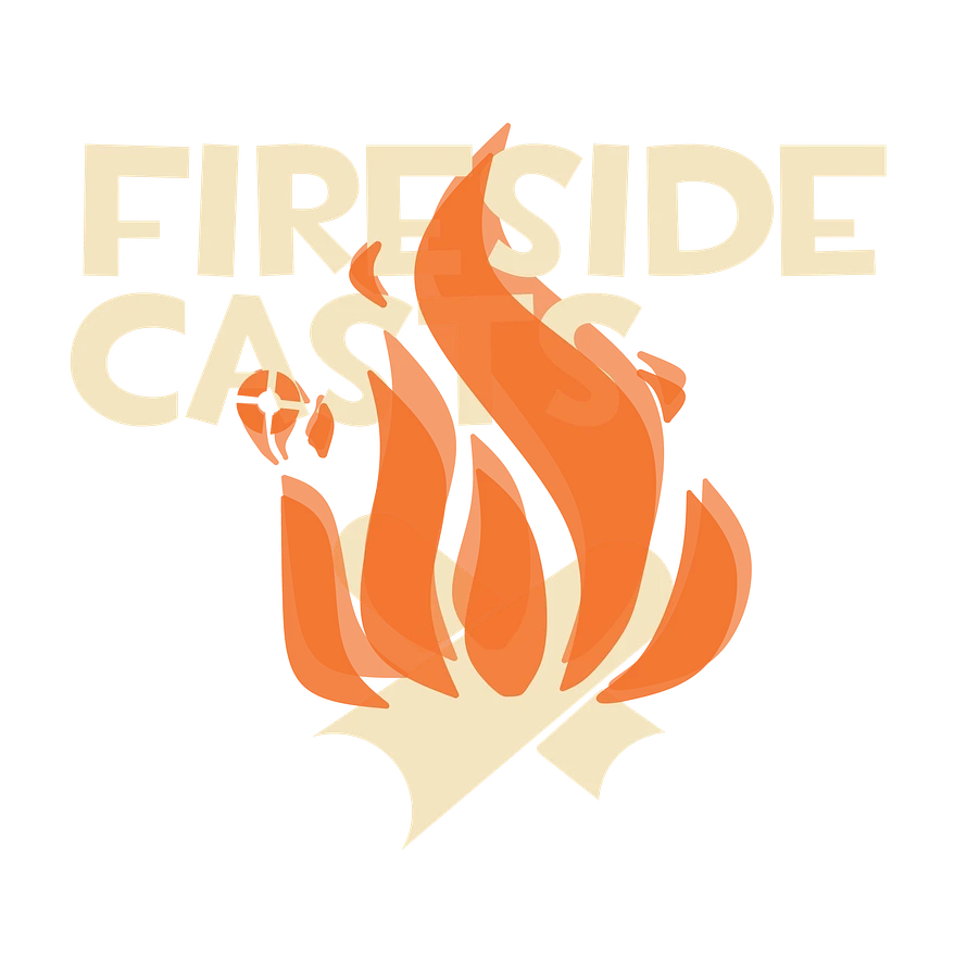 The original Fireside logo with TF font and everything