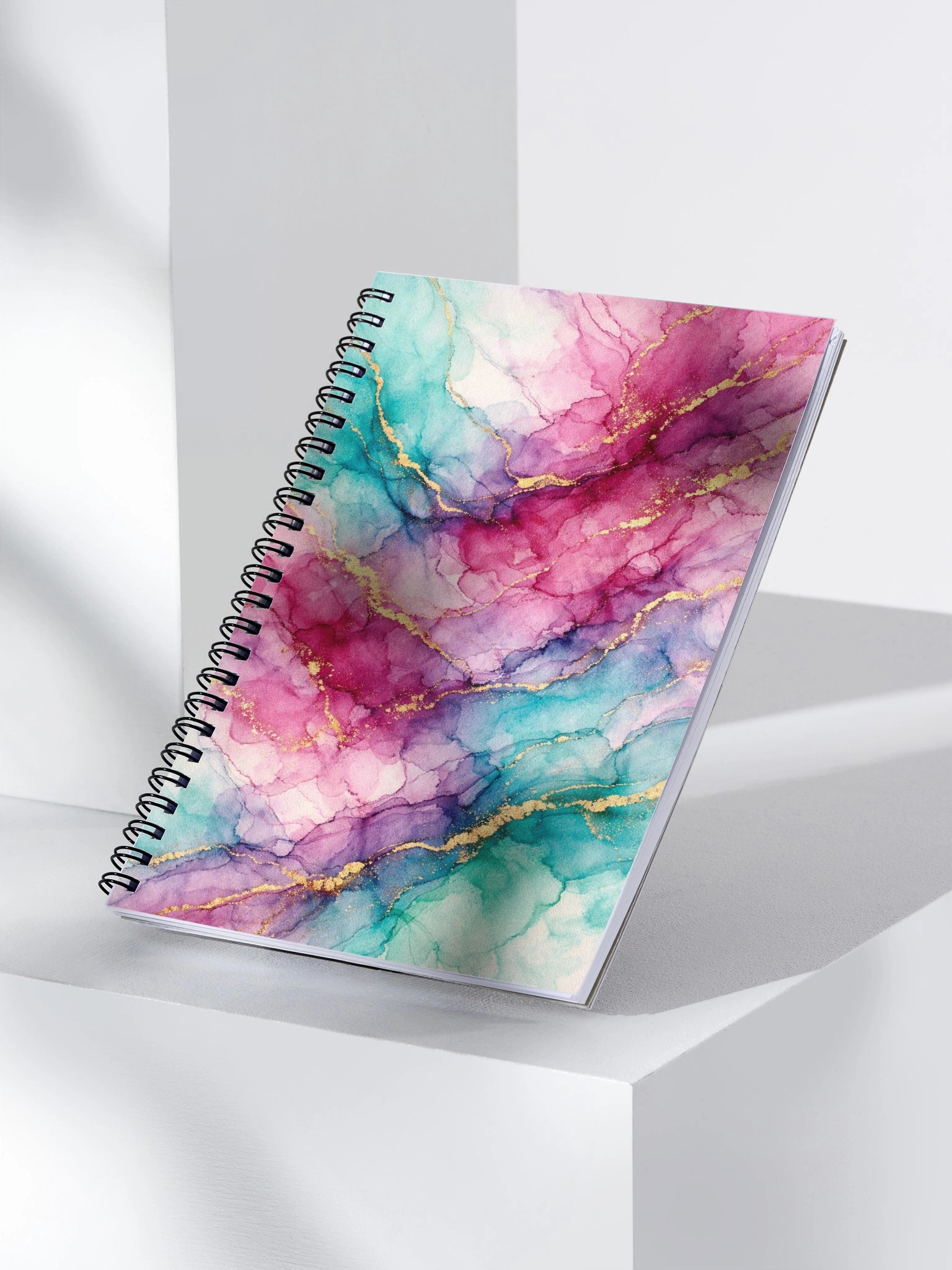 Vibrant Swirls Spiral Notebook product image (3)