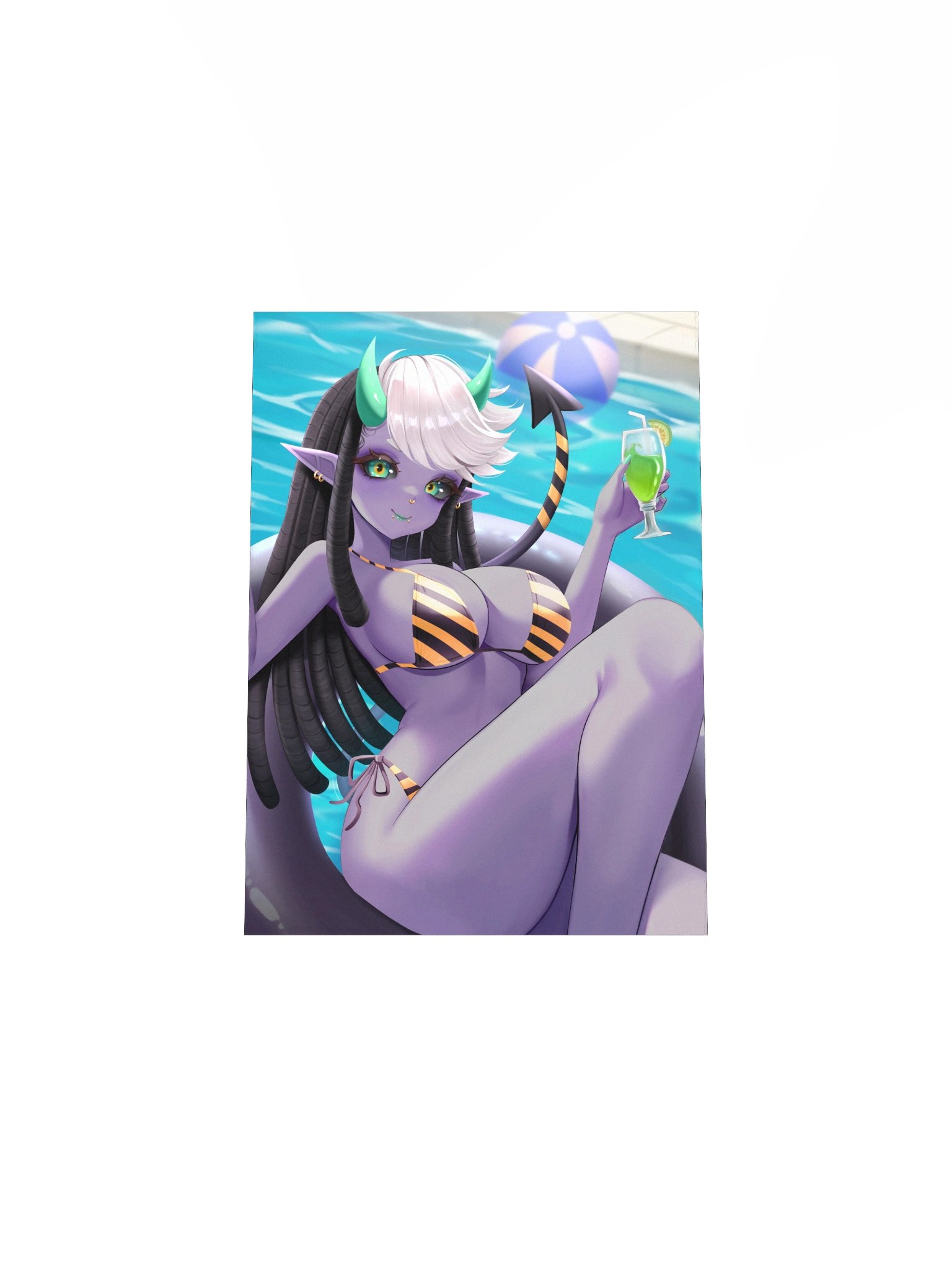 "Poolside Fun" Kimical Poster product image (4)