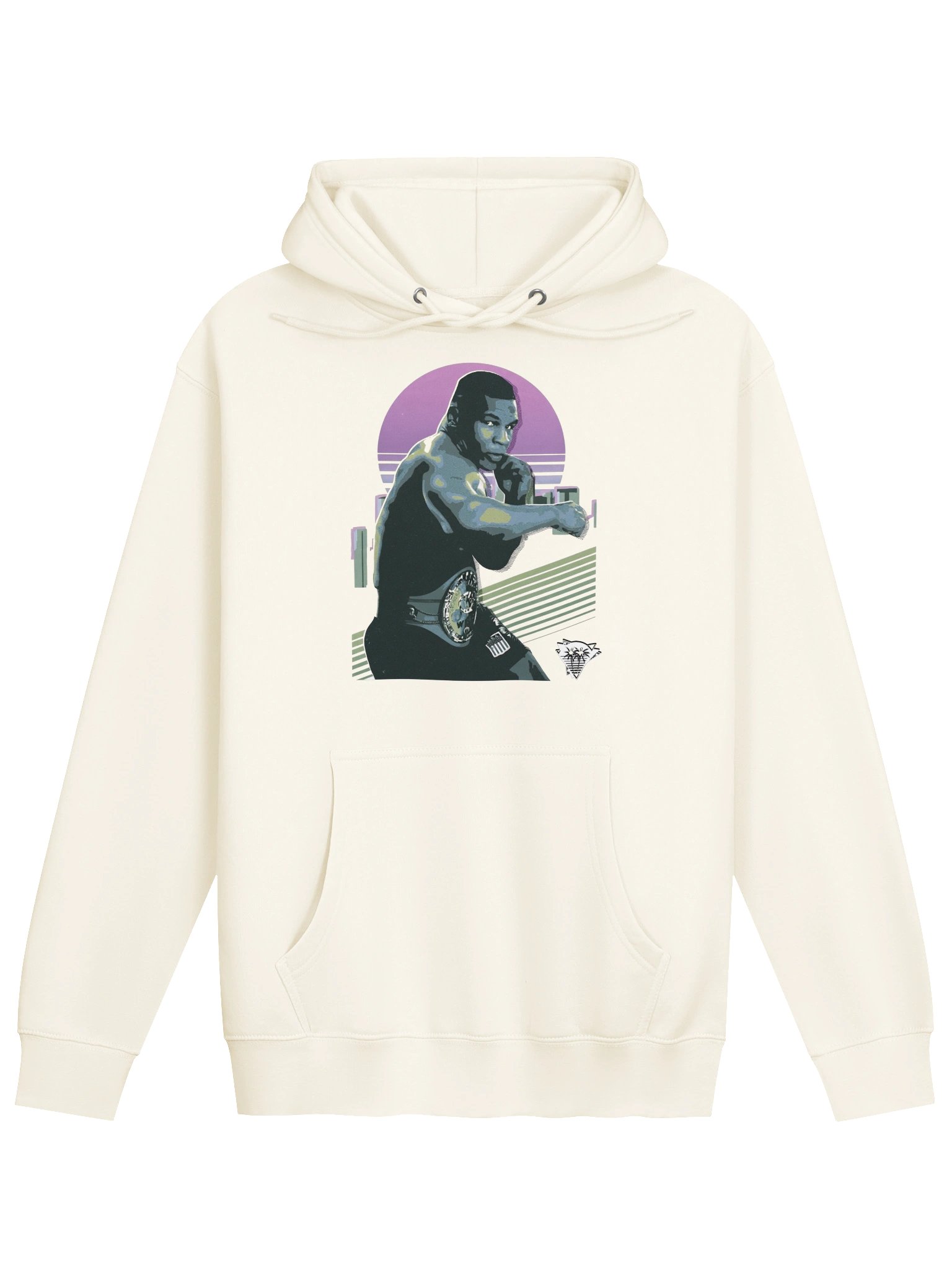 MIKE TYSON RETRO SYNTHWAVE HOODIE product image (13)