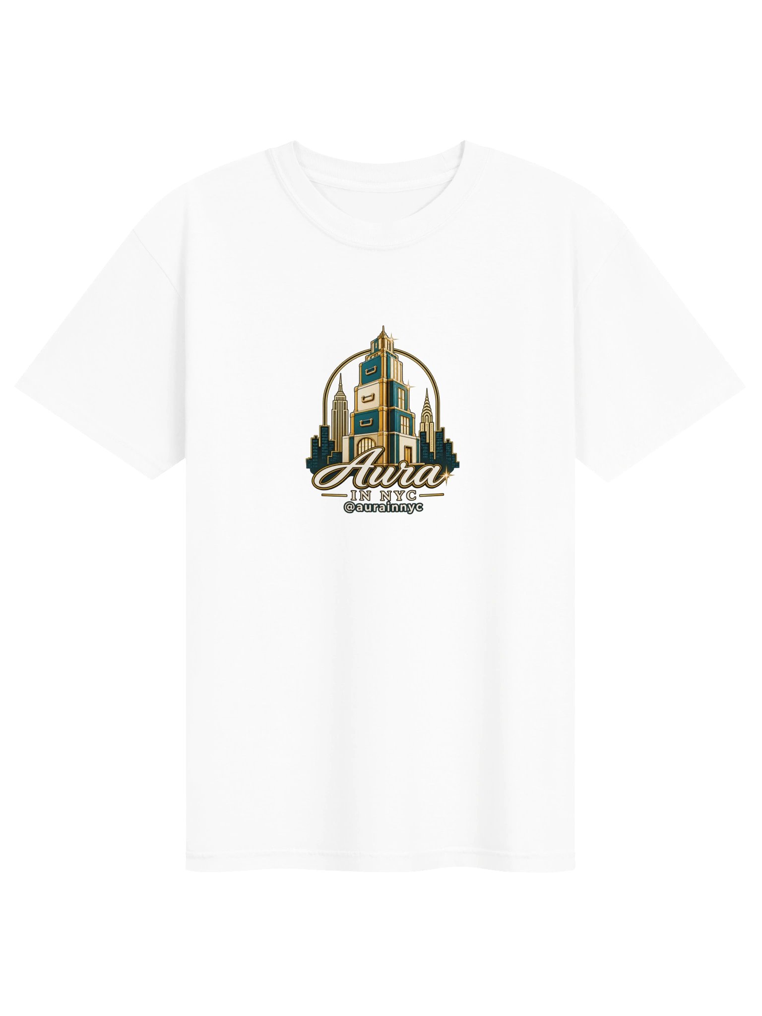 Trunk Tower - Aura in NYC T-Shirt - White product image (1)