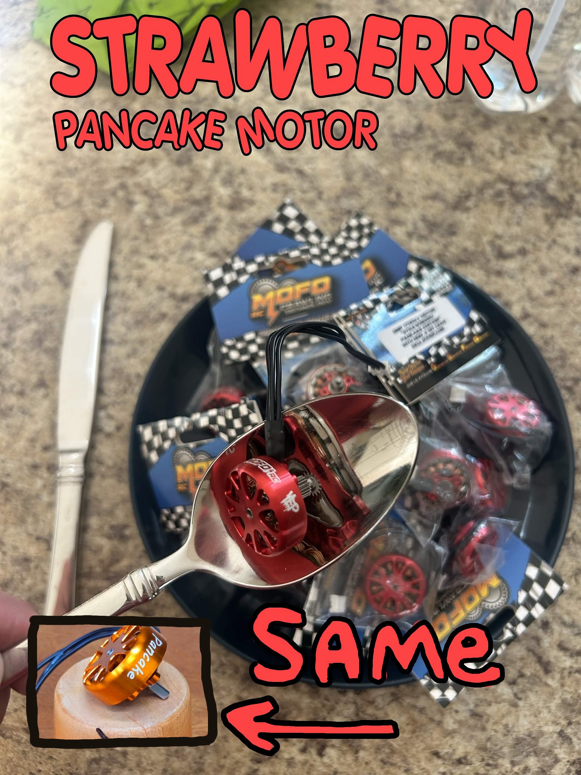 STRAWBERRY Pancake Motors product image (1)