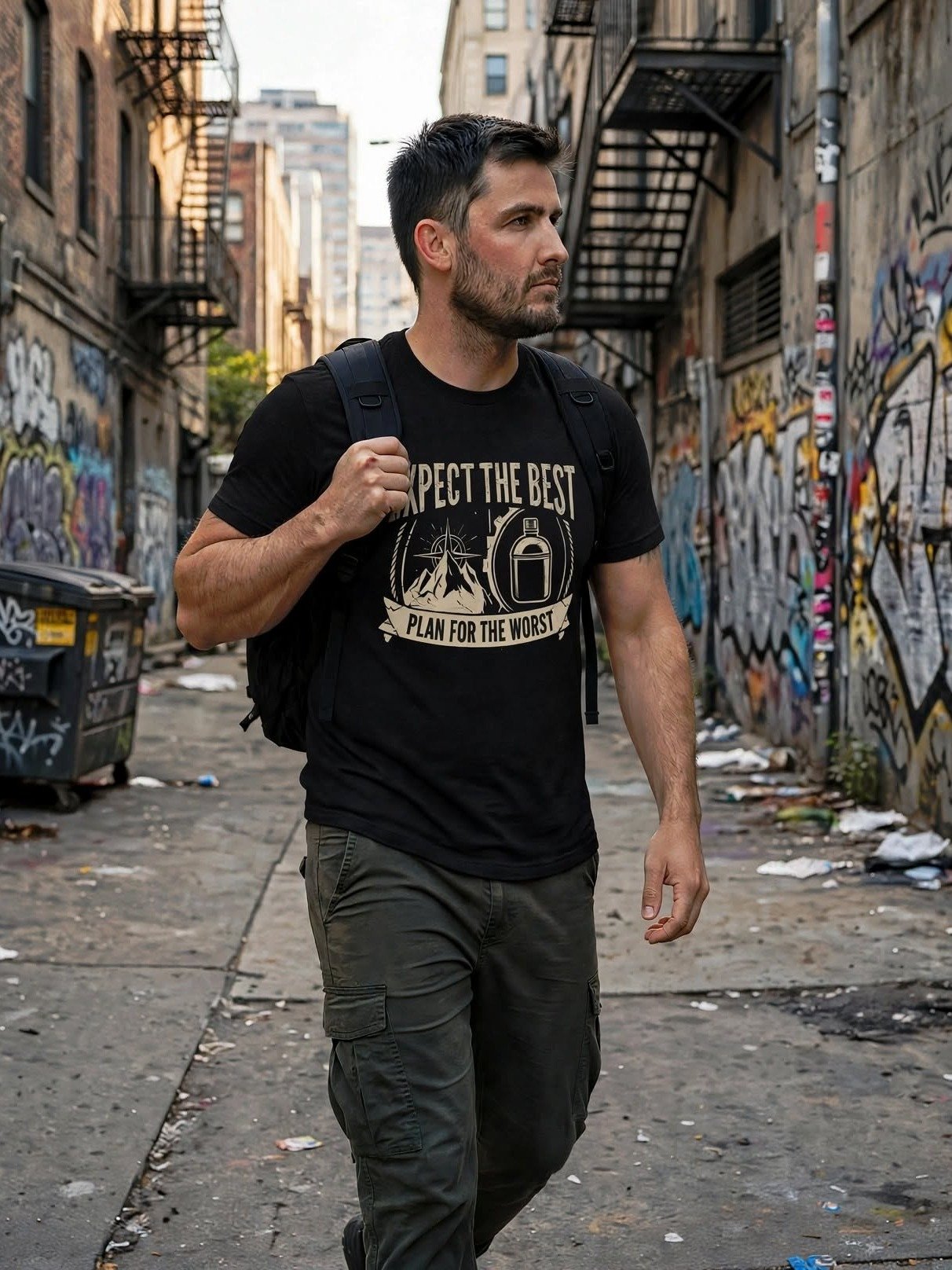 Expect the Best Plan for the Worst Survivalist Tee product image (3)