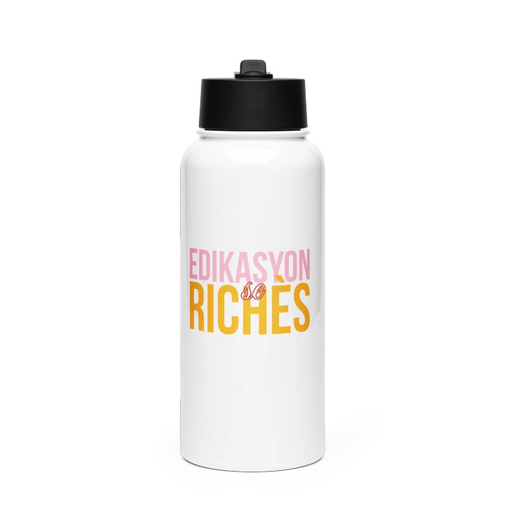 Edikasyon se Richès Stainless Steel Water Bottle – Stay Hydrated. Stay Inspired. product image (1)