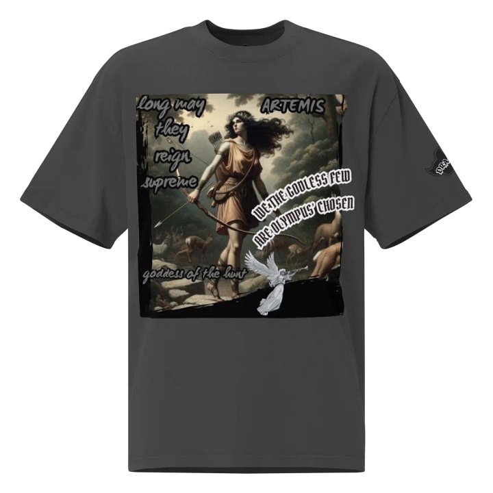 the goddess of the hunt godless few oversized tee product image (1)
