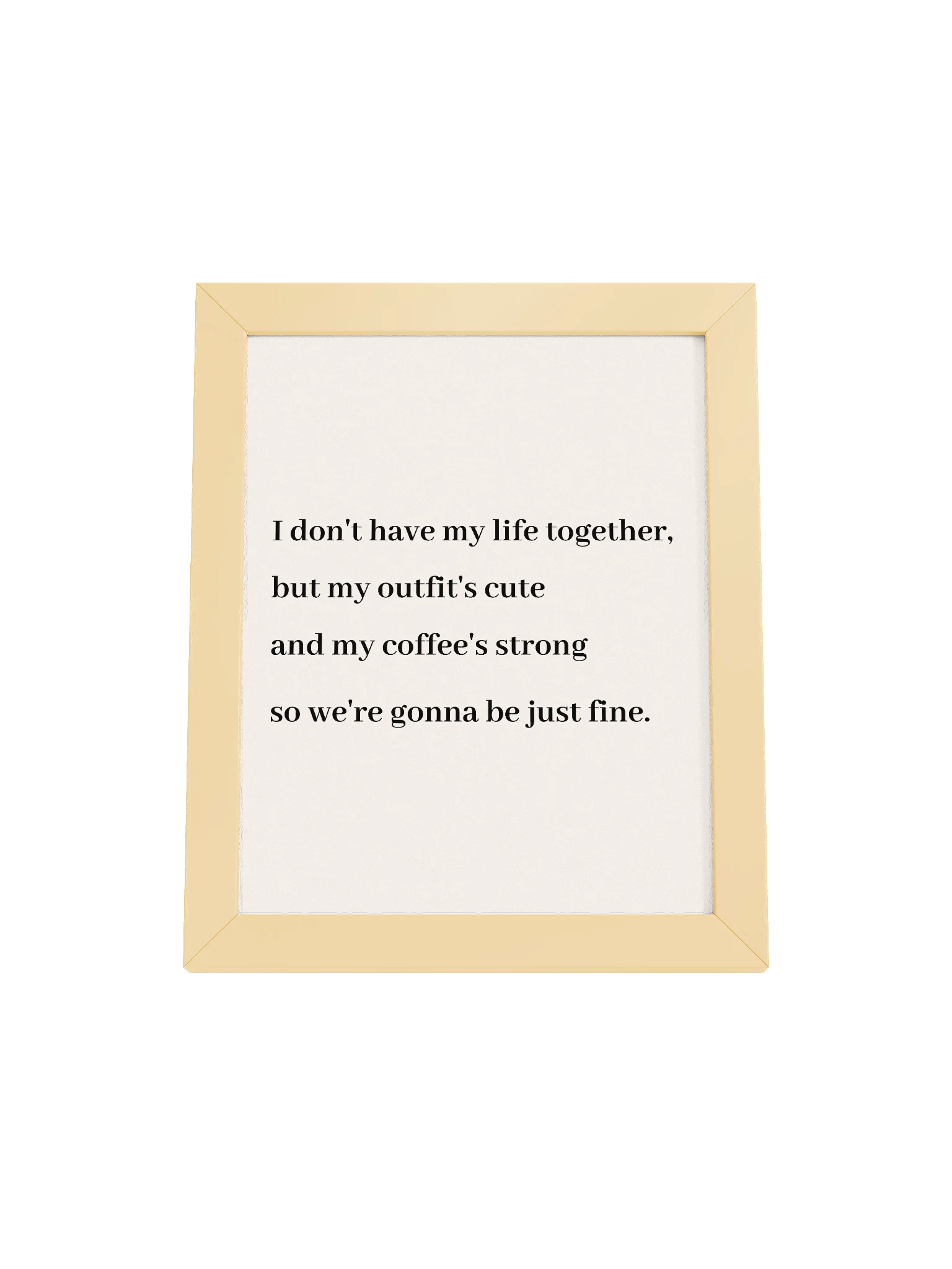 We're Fine wall art product image (5)