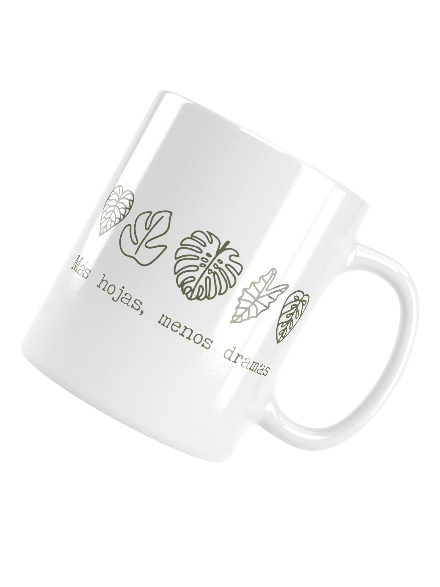 Taza Más Hojas Menos Dramas | Taza para Amantes de las Plantas | Regalo Original para Plant Lovers product image (6)
