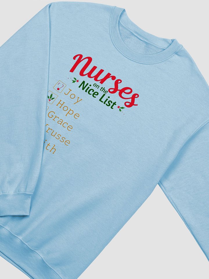 Festive Nurses on the Nice List Sweatshirt product image (10)