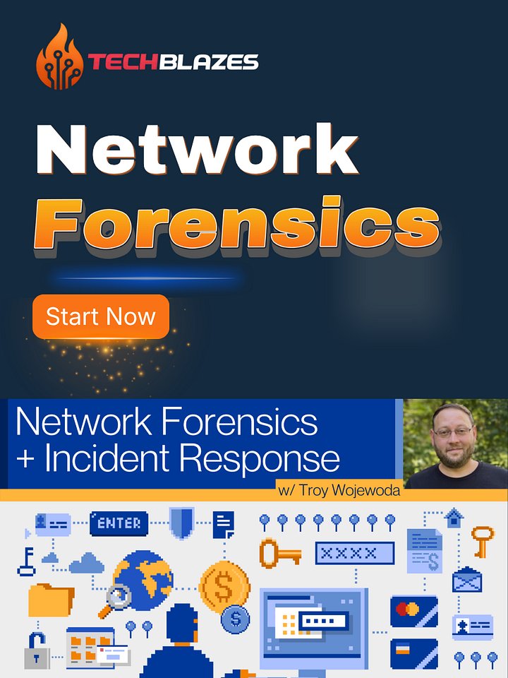 Network Forensics and Incident Response w/ Troy Wojewoda product image (1)