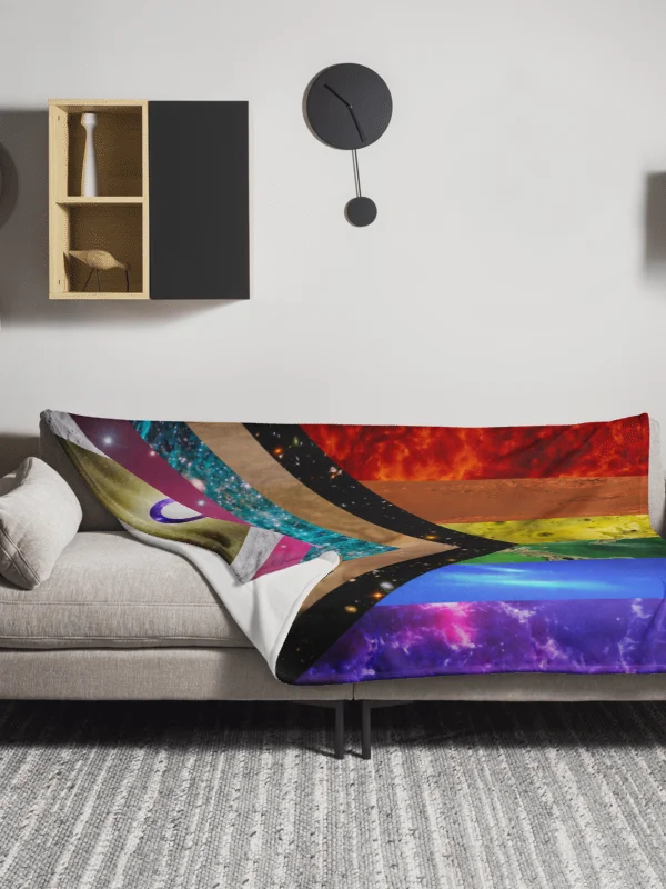 NEW: Space Pride Throw Blanket product image (1)
