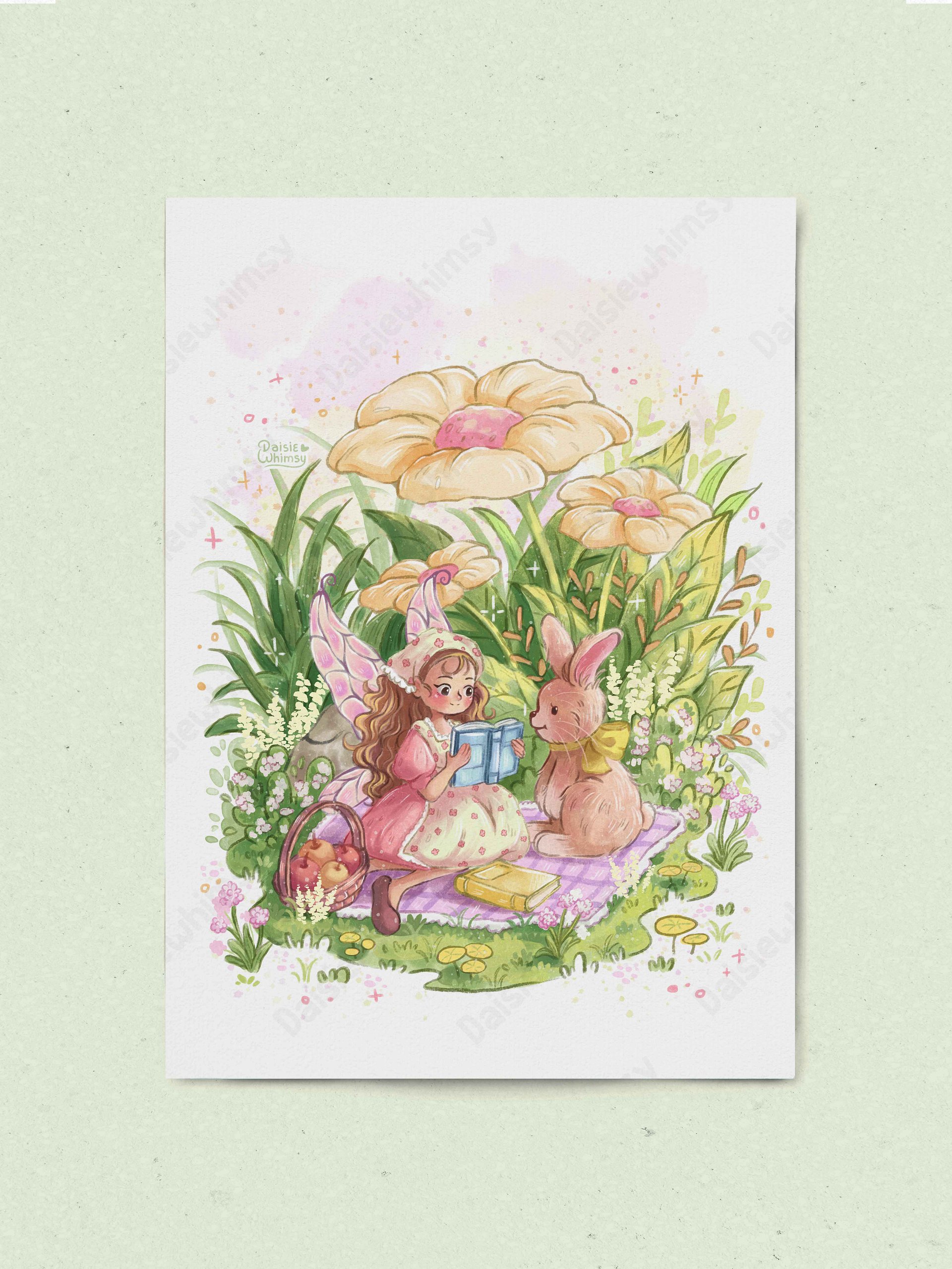 Fairy Storytime - Print (two sizes) product image (1)