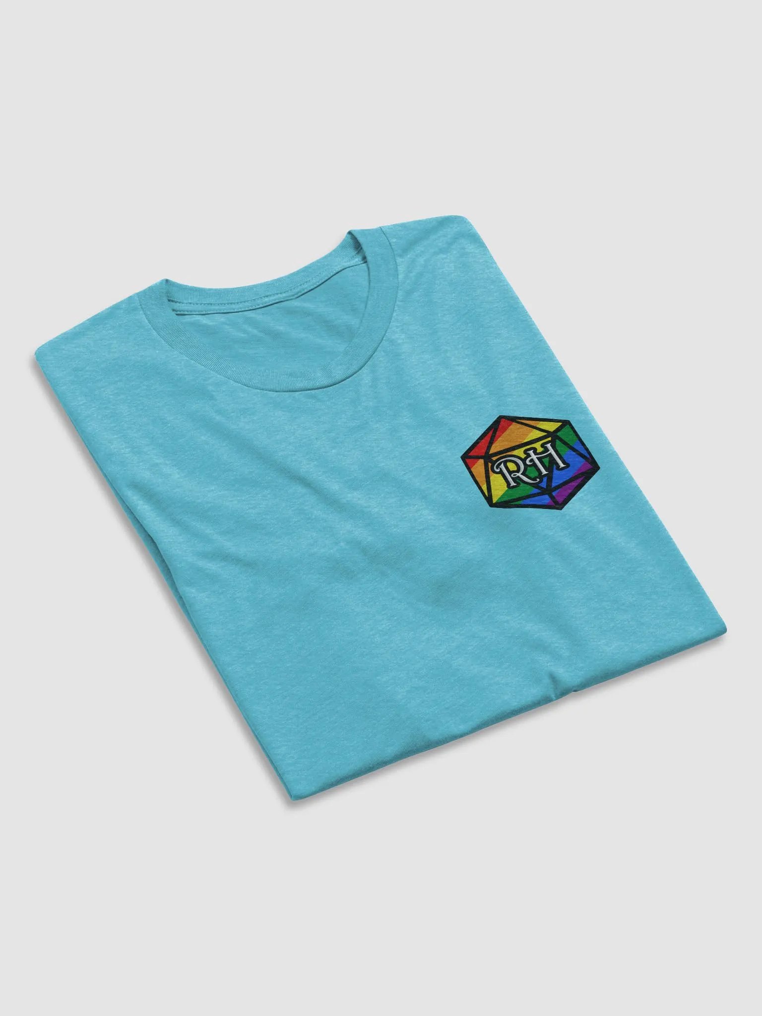RH Logo, Pride - Pocket design - Ultra-Soft Tri-Blend Tee product image (5)