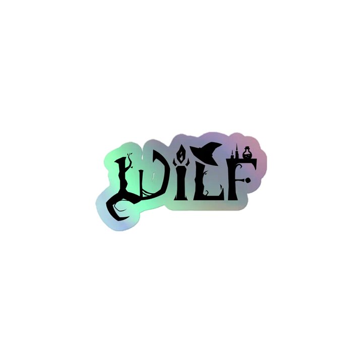 WILF holo sticker product image (1)