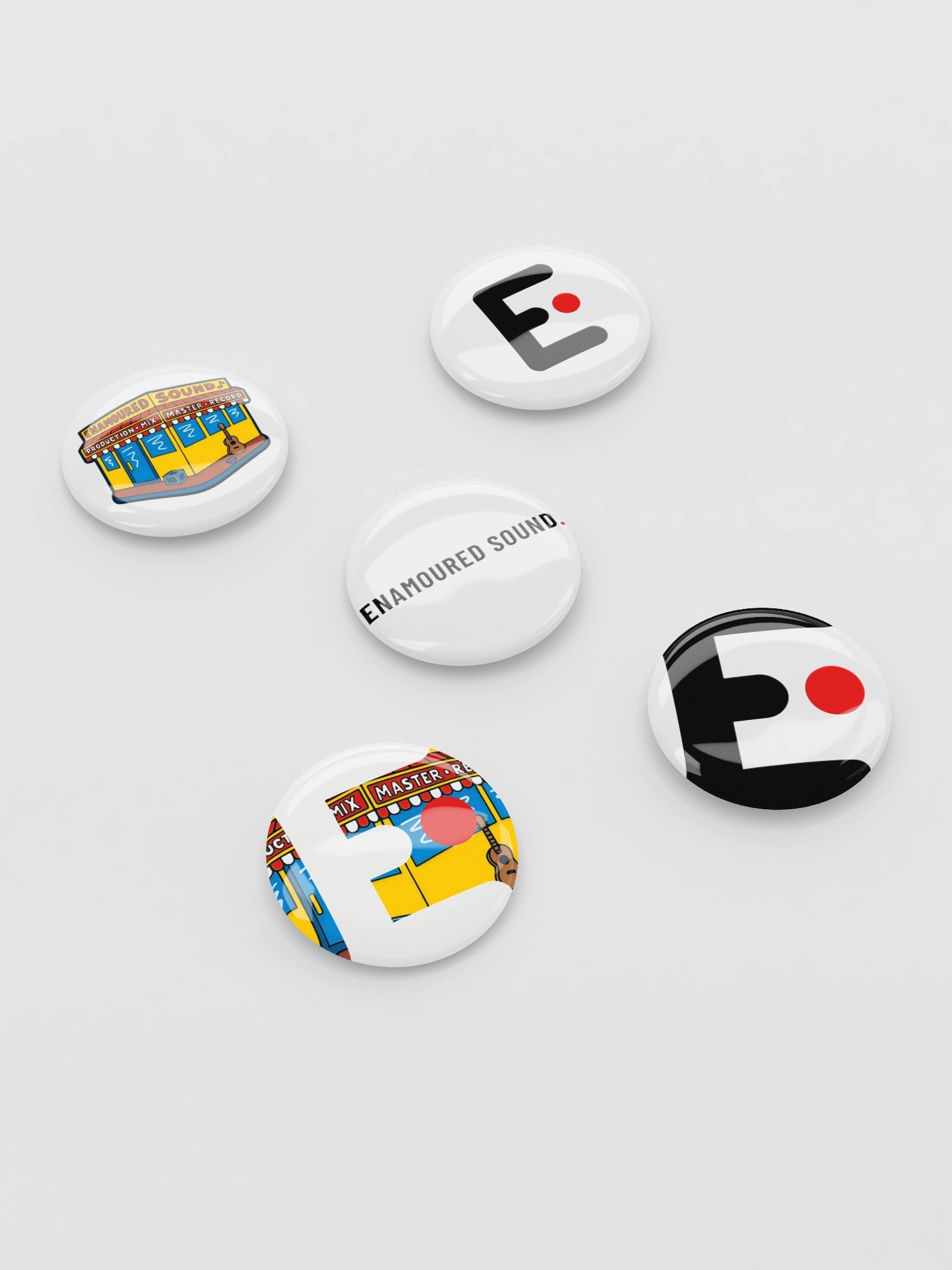 Enamoured Sound Pin Buttons Set product image (2)