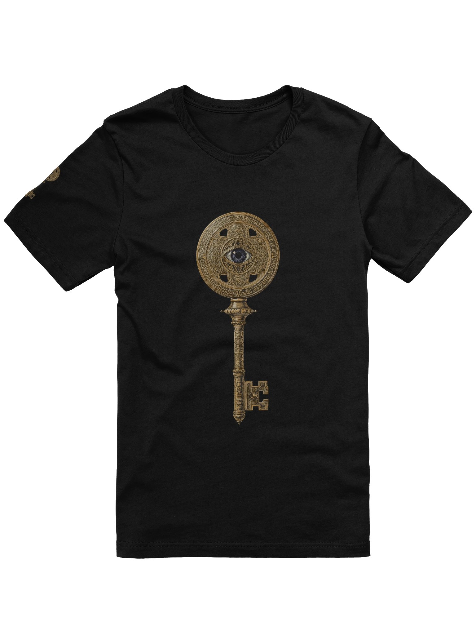 The Gatekeeper’s Key Classic T-Shirt – Front & Right Shoulder Print | Bella+Canvas 3001 product image (1)