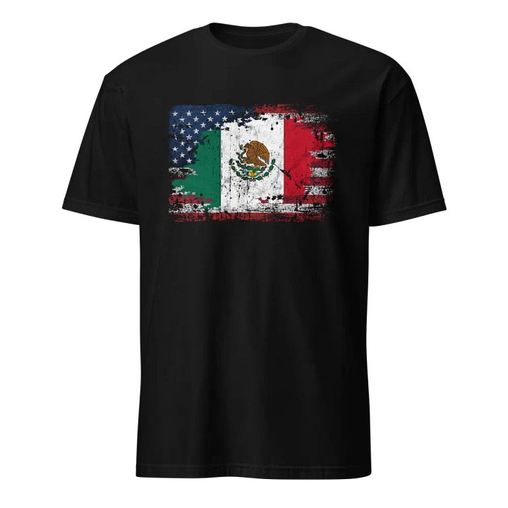 American Mexican Grunge Flag product image (1)