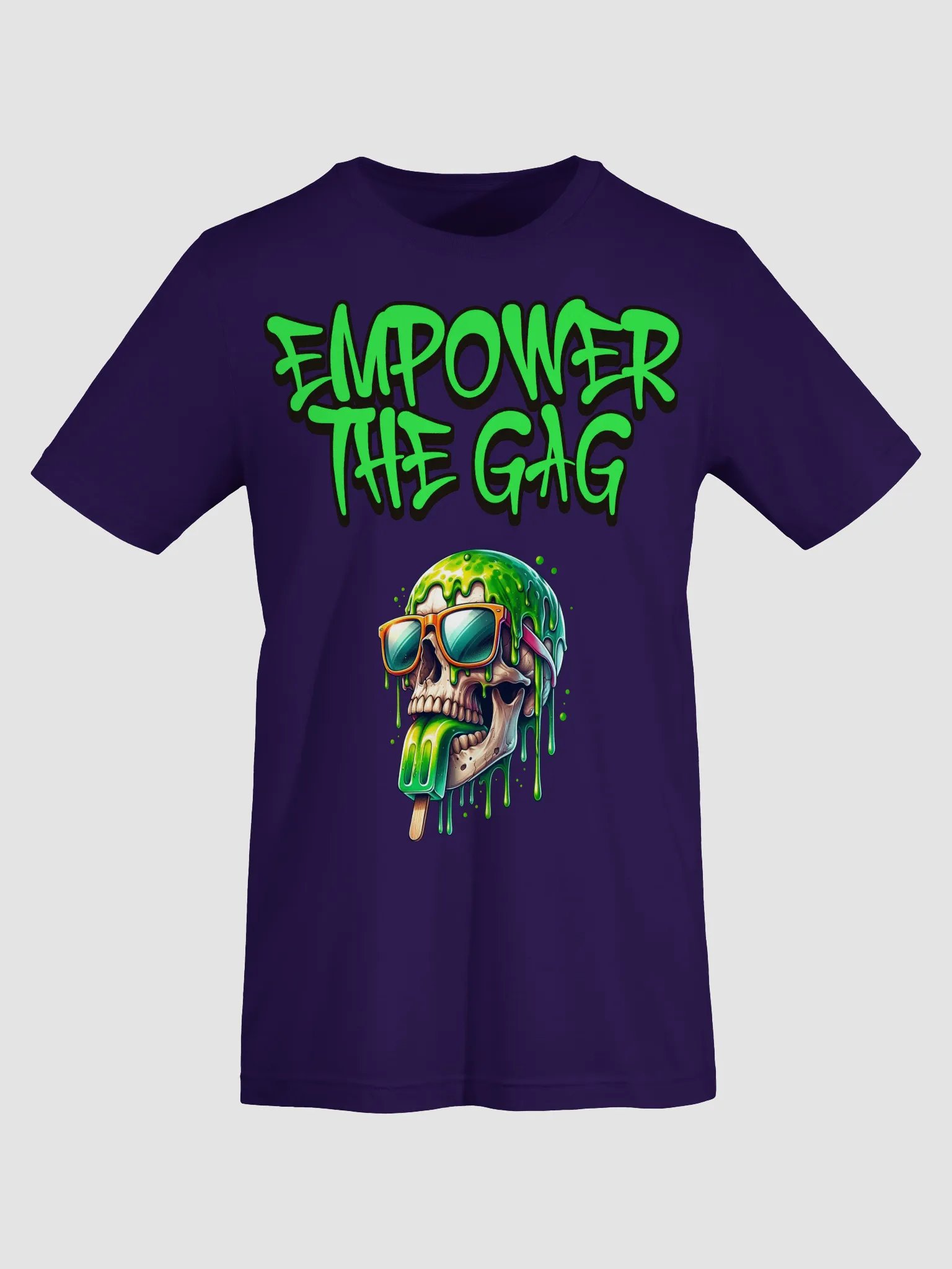 Neon Skull Slime T-Shirt product image (74)