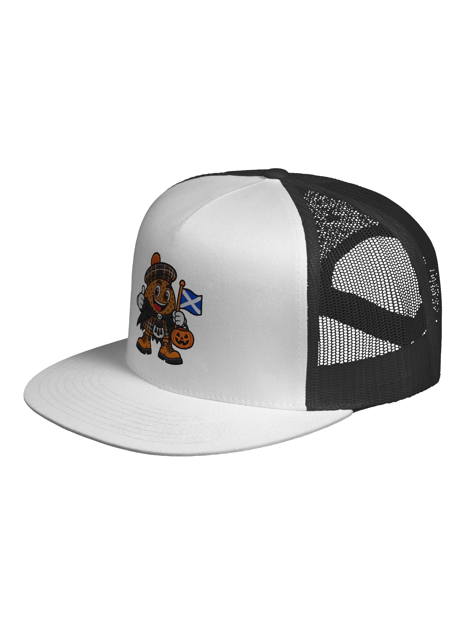 Mr Haggis Halloween Thumbs-Up Trucker Cap product image (18)