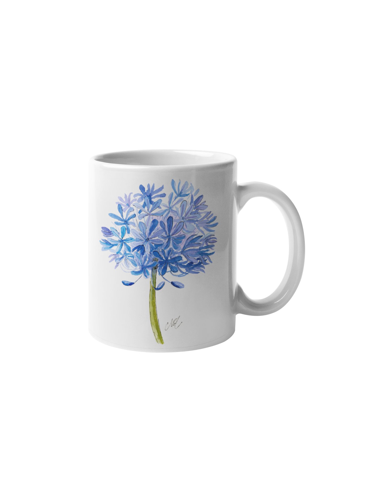 Blue Agapanthus Mug product image (20)
