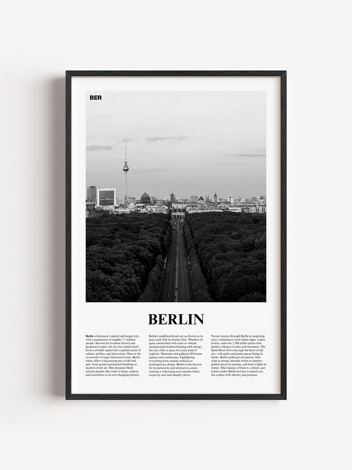 Berlin 03 Newspaper Poster product image (1)