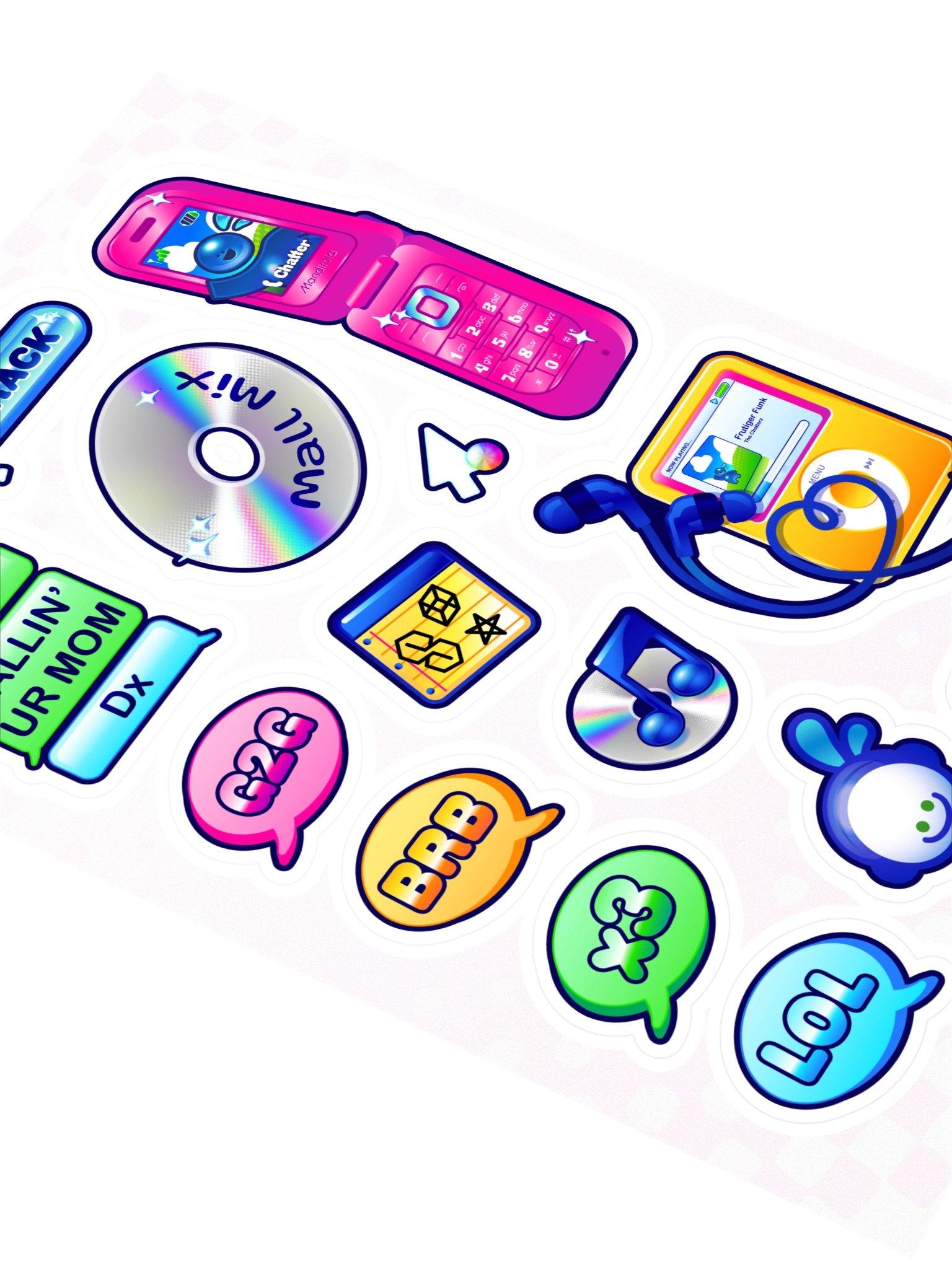 MP3 Hillz Sticker Sheet product image (3)