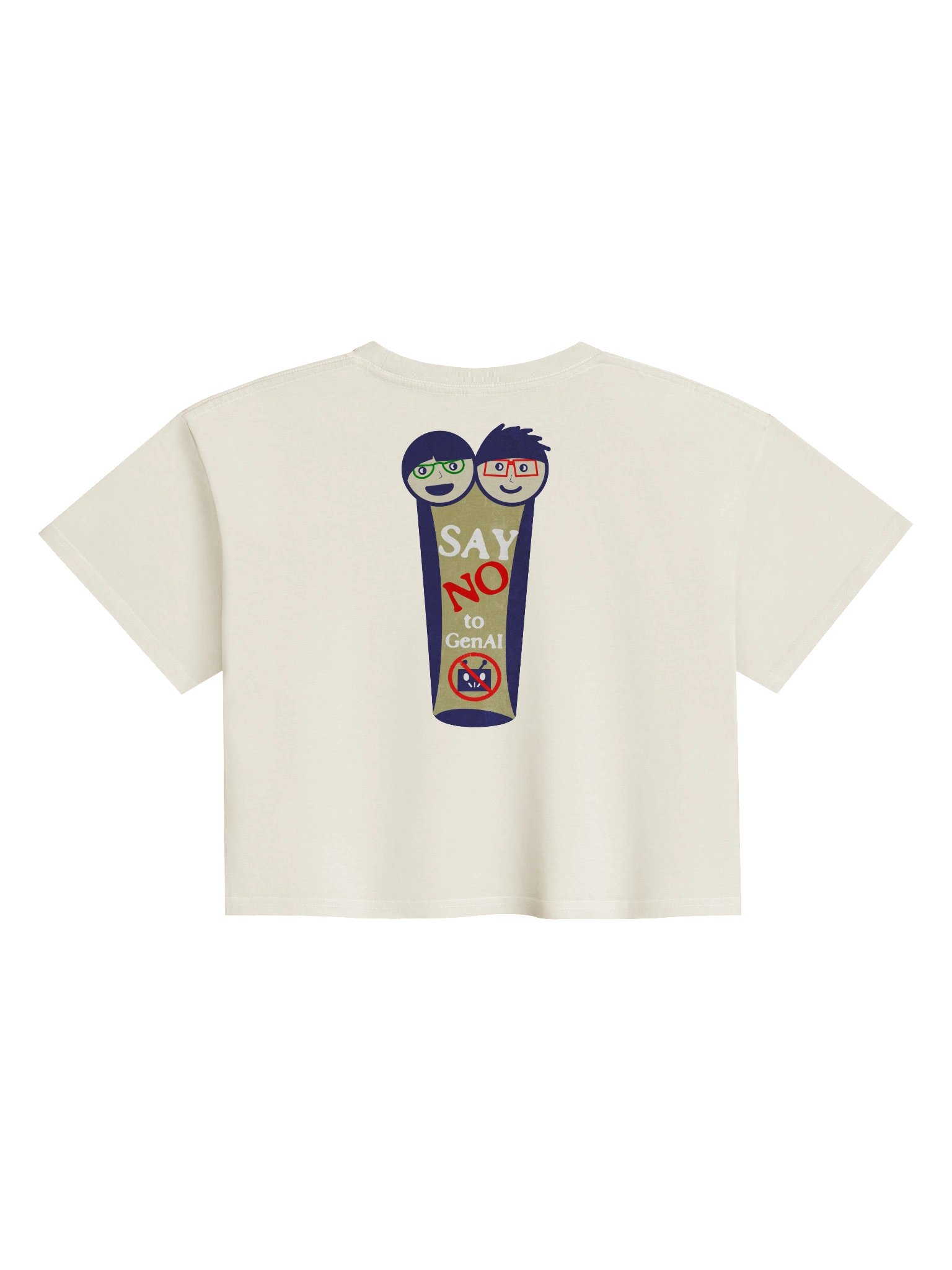 Just Say NO Crop Tee product image (40)