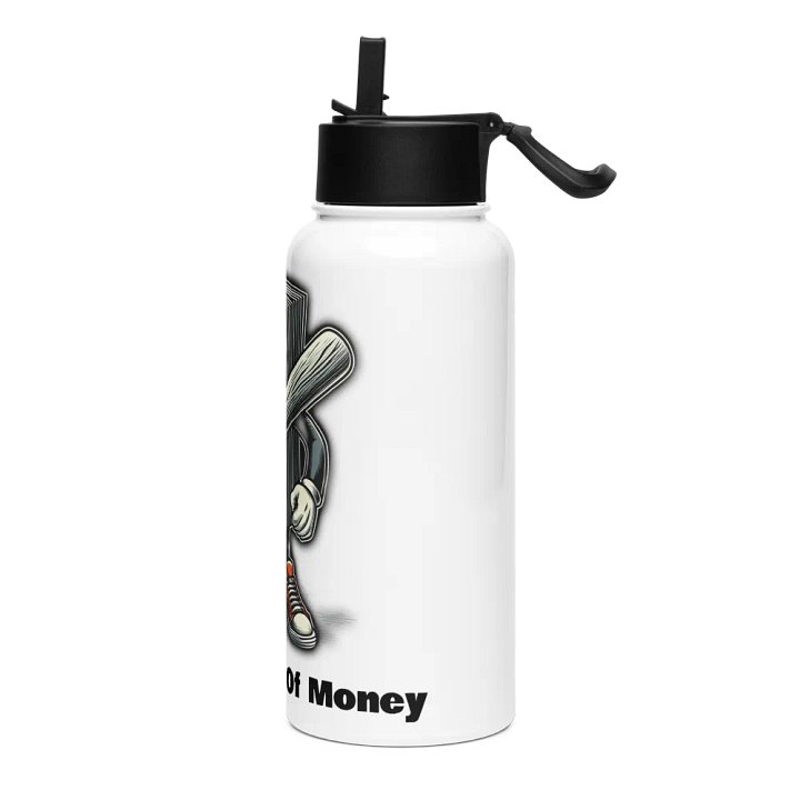 The Power Of Money Water Bottle w/ Built In Straw product image (2)