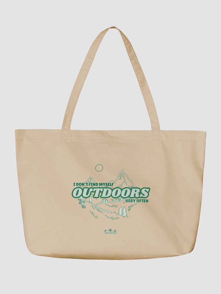 "Outdoors" Canvas Tote product image (2)