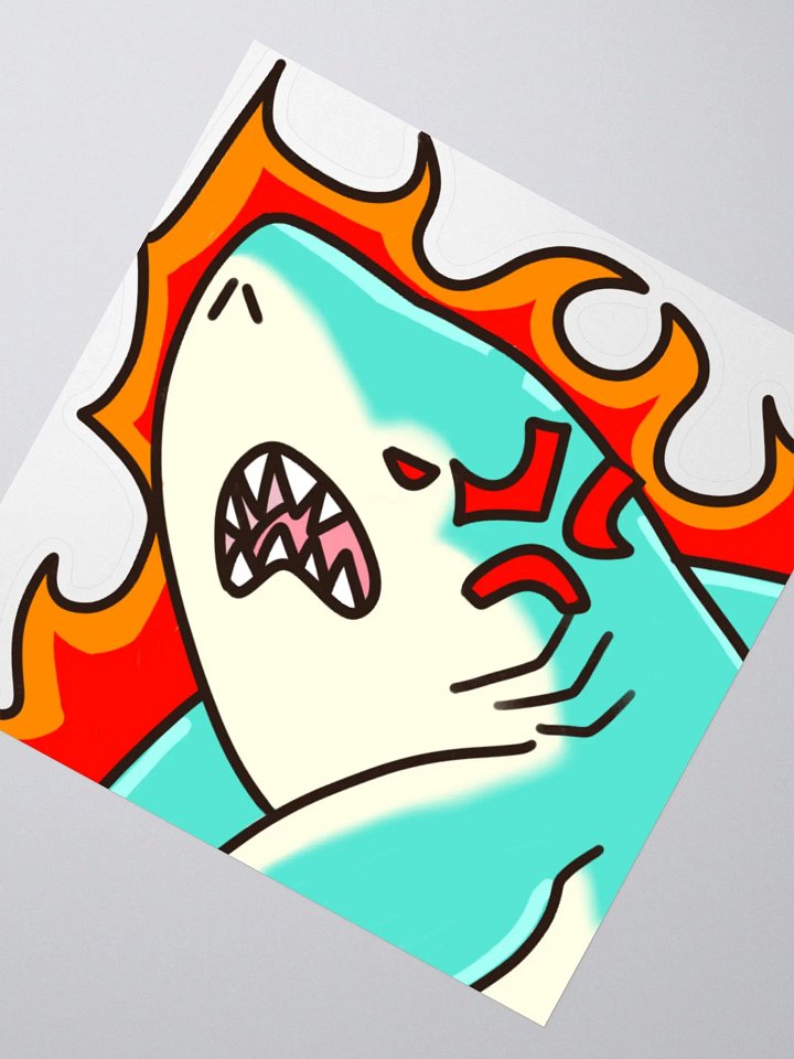 Shark Rage Sticker product image (4)