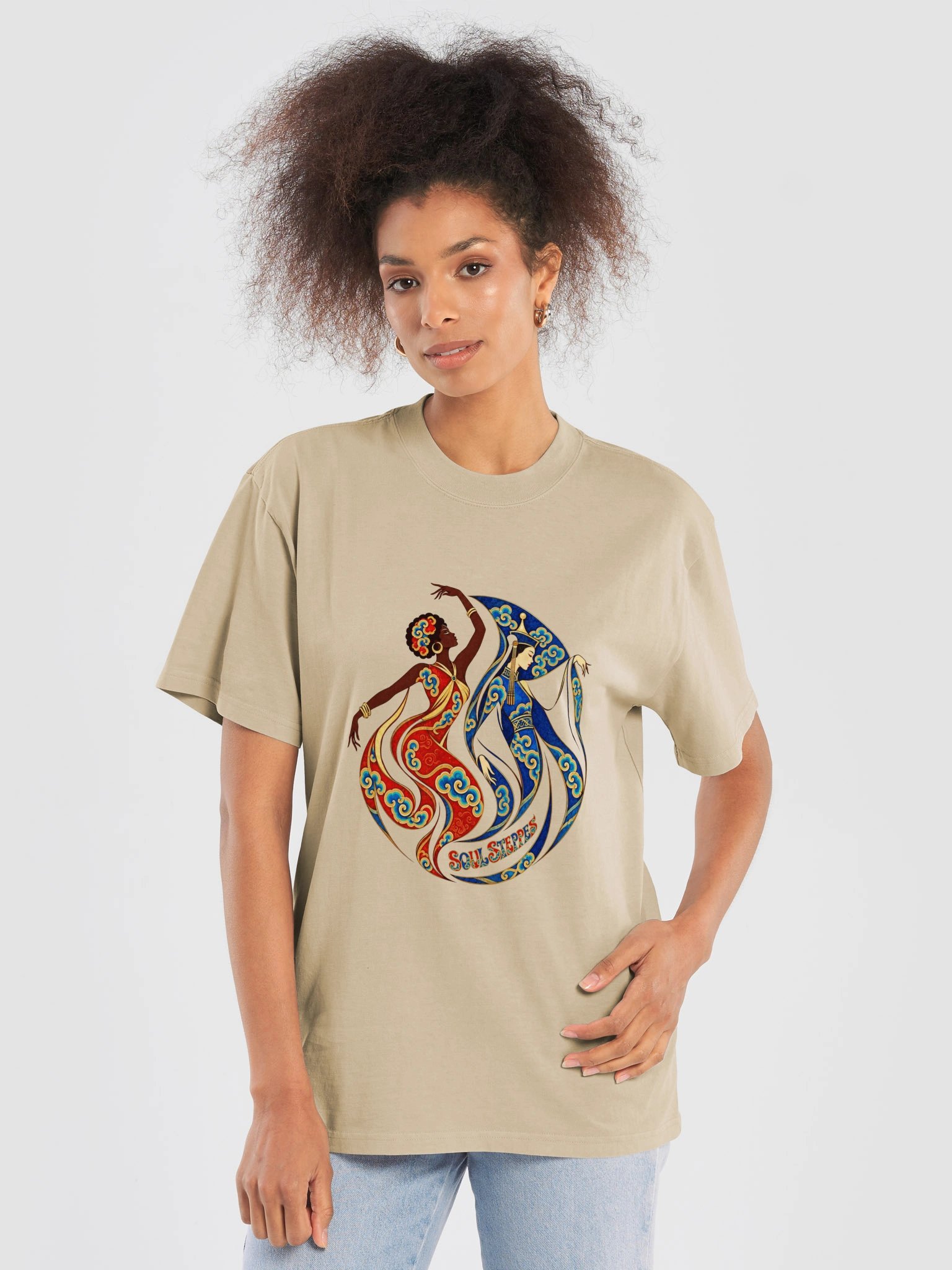 SOUL SISTERS - Premium Oversized Faded T-Shirt product image (2)