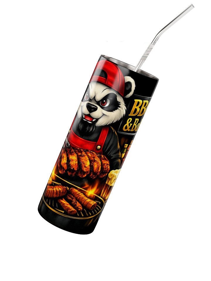 BBQ & Balls Stainless Tumbler W/ Straw product image (2)