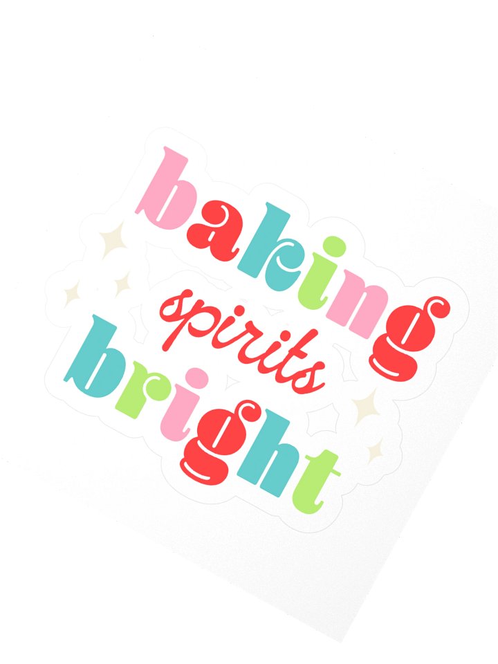 Baking Spirits Bright Sticker product image (2)