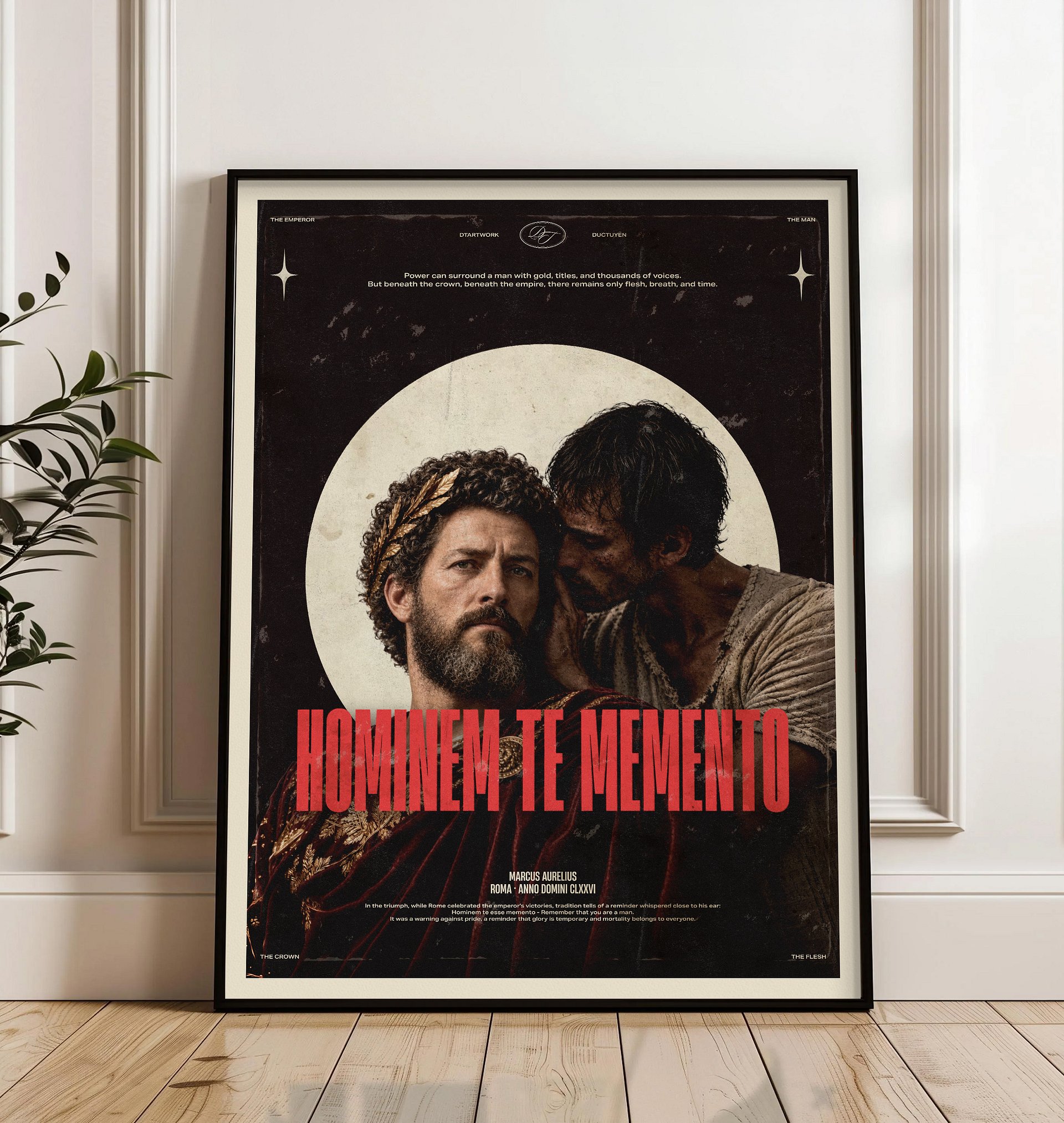 "JUST A MAN" Framed Poster product image (2)